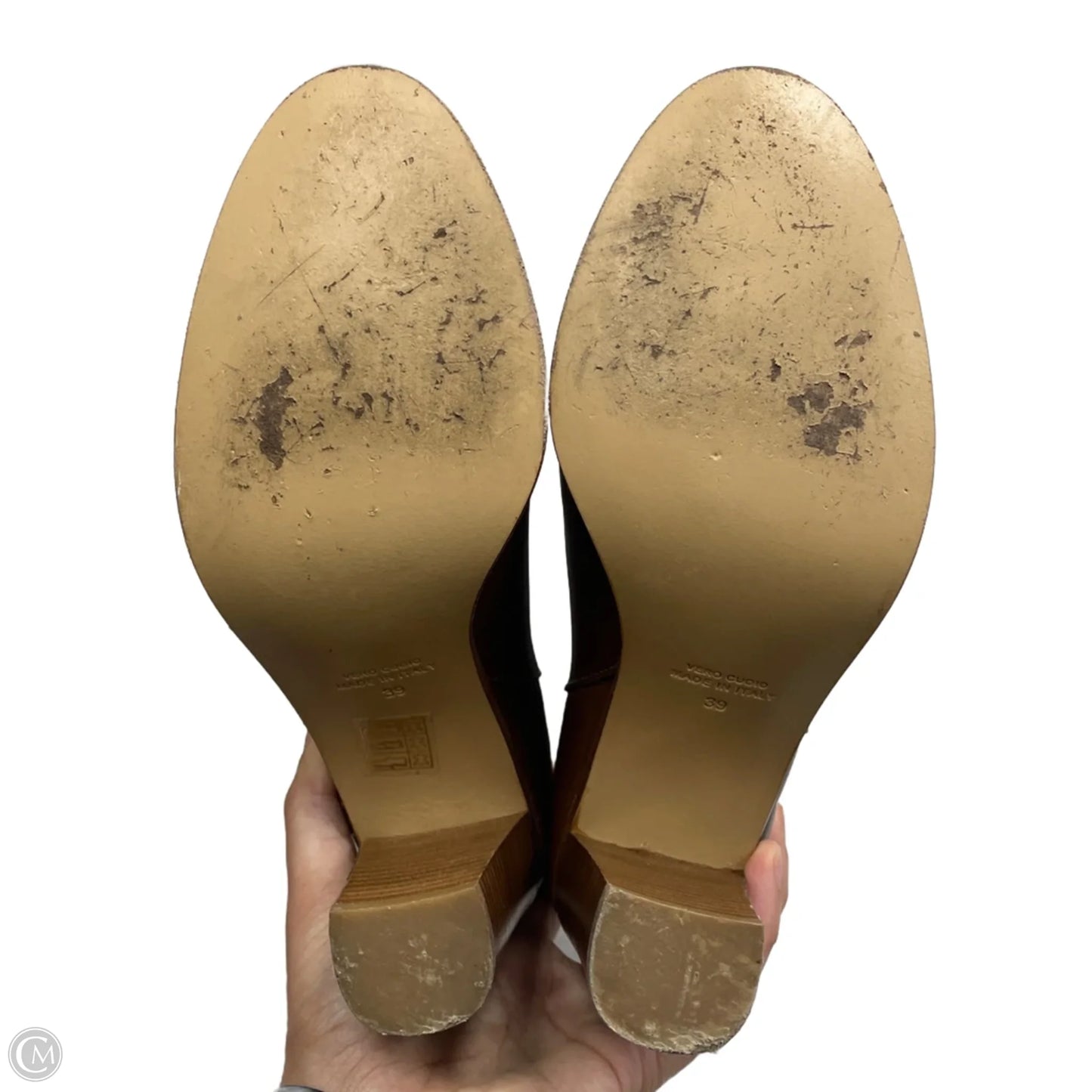 Boots Knee Heels By Barneys Ny In Brown, Size: 8