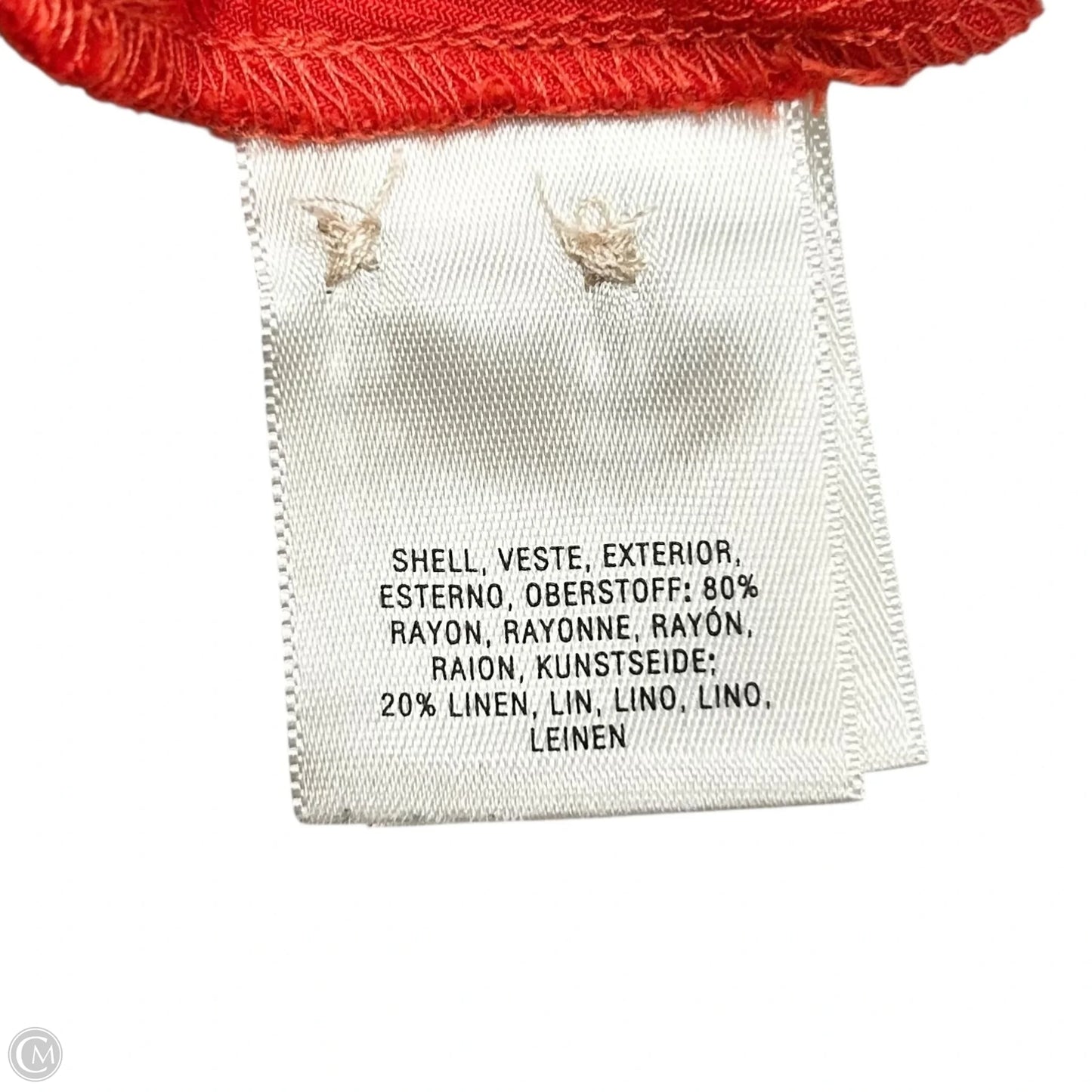 Top Long Sleeve By Maeve In Red, Size: S