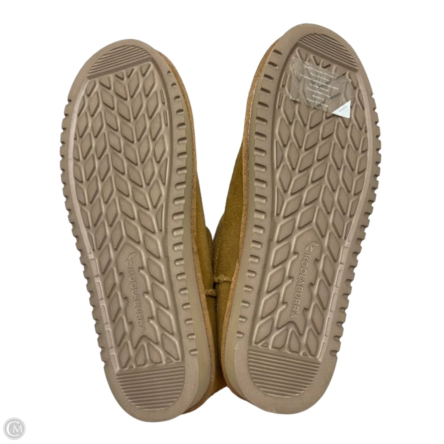 Boots Ankle Flats By Koolaburra By Ugg In Tan, Size: 10