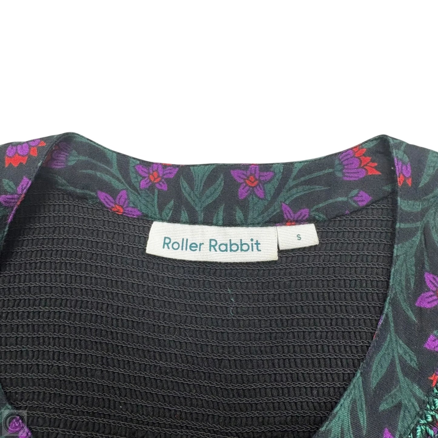 Jumpsuit By Roller Rabbit In Black & Green, Size: S