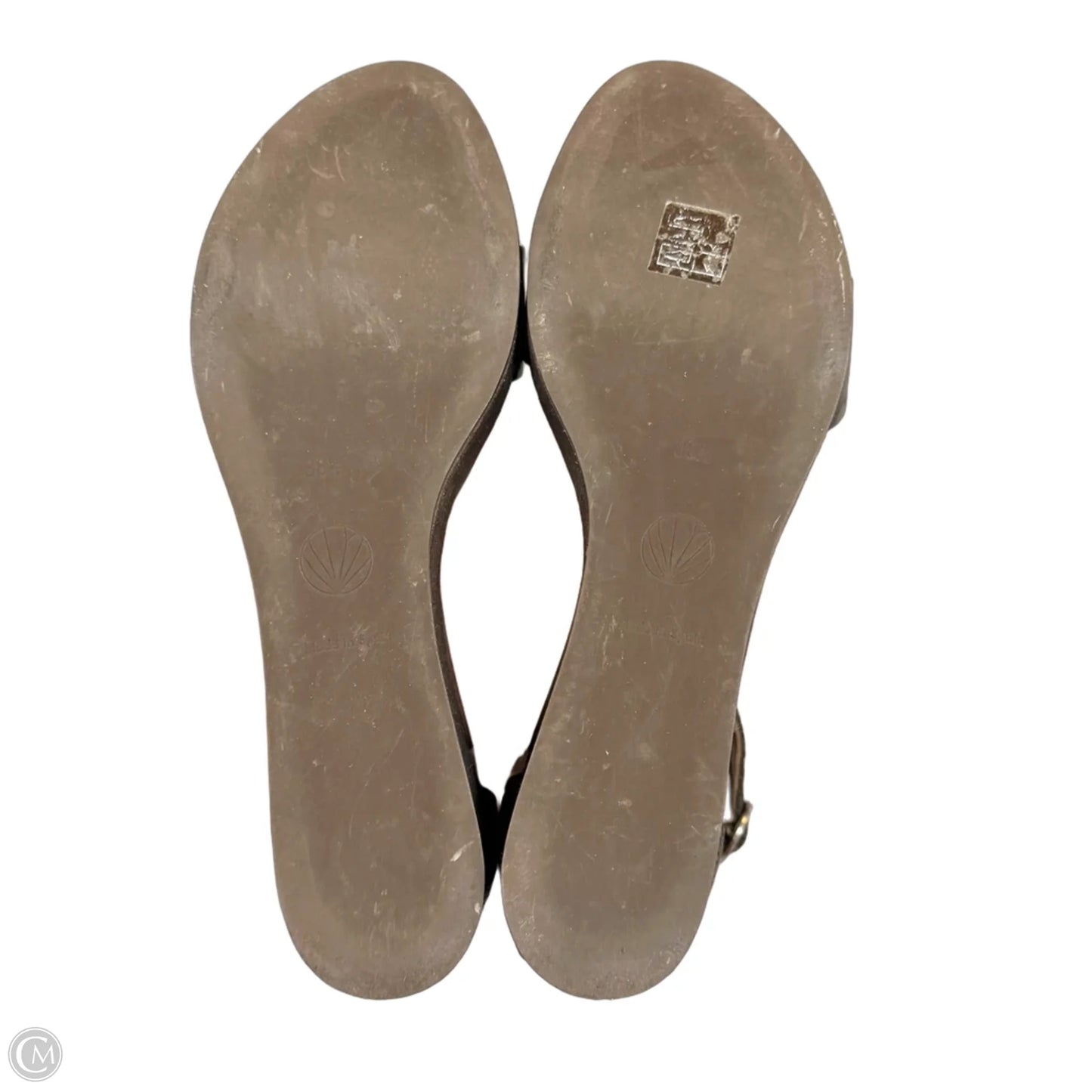 Sandals Heels Wedge By Coclico In Black, Size: 8
