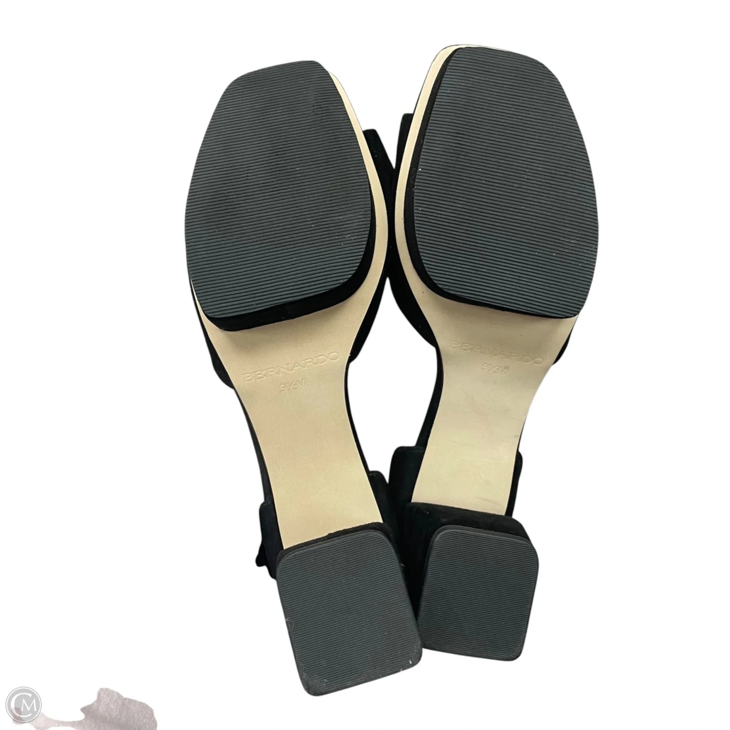 Sandals Heels Block By Bernardo In Black, Size: 9.5