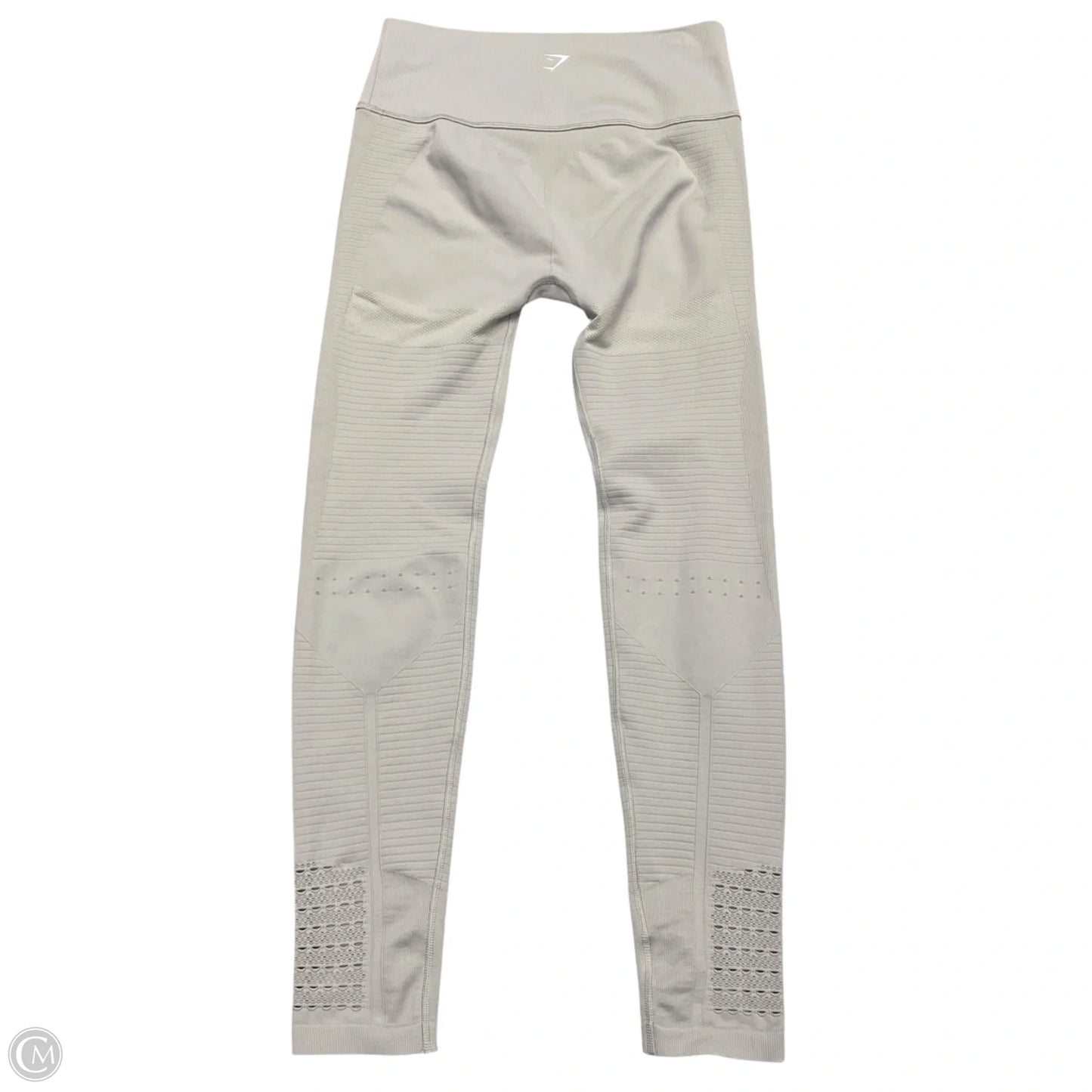 Athletic Leggings By Gym Shark In Grey, Size: L