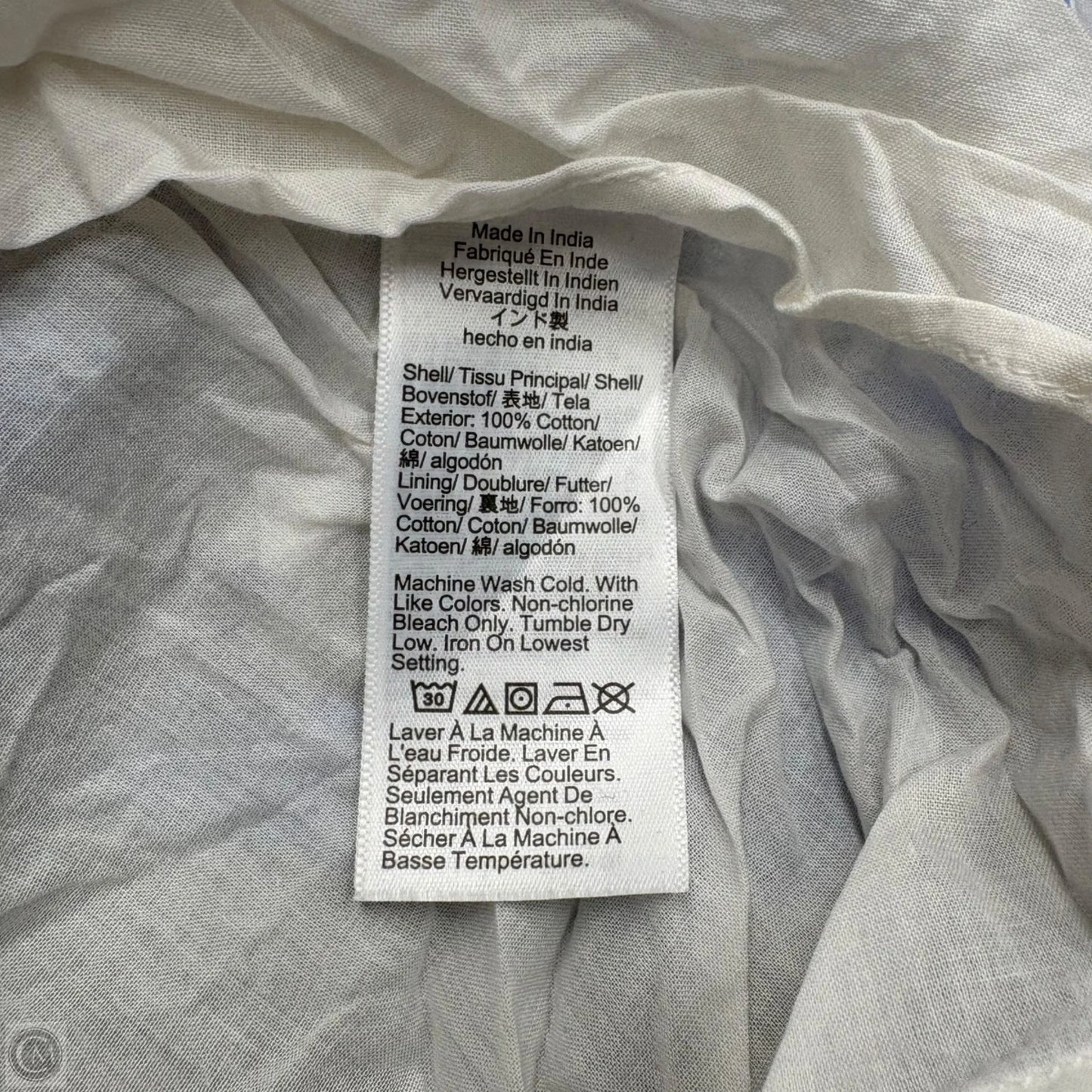 Dress Casual Maxi By J. Crew In Blue & White, Size: M