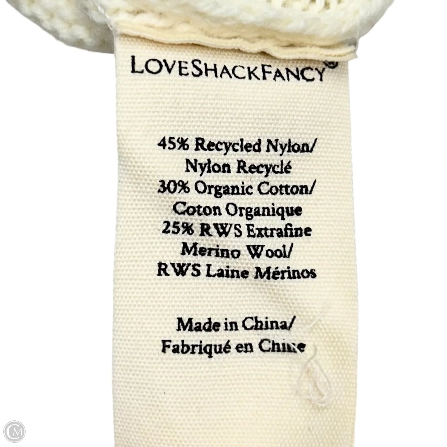Dress Casual Short By Loveshackfancy In Pink & White, Size: Xl