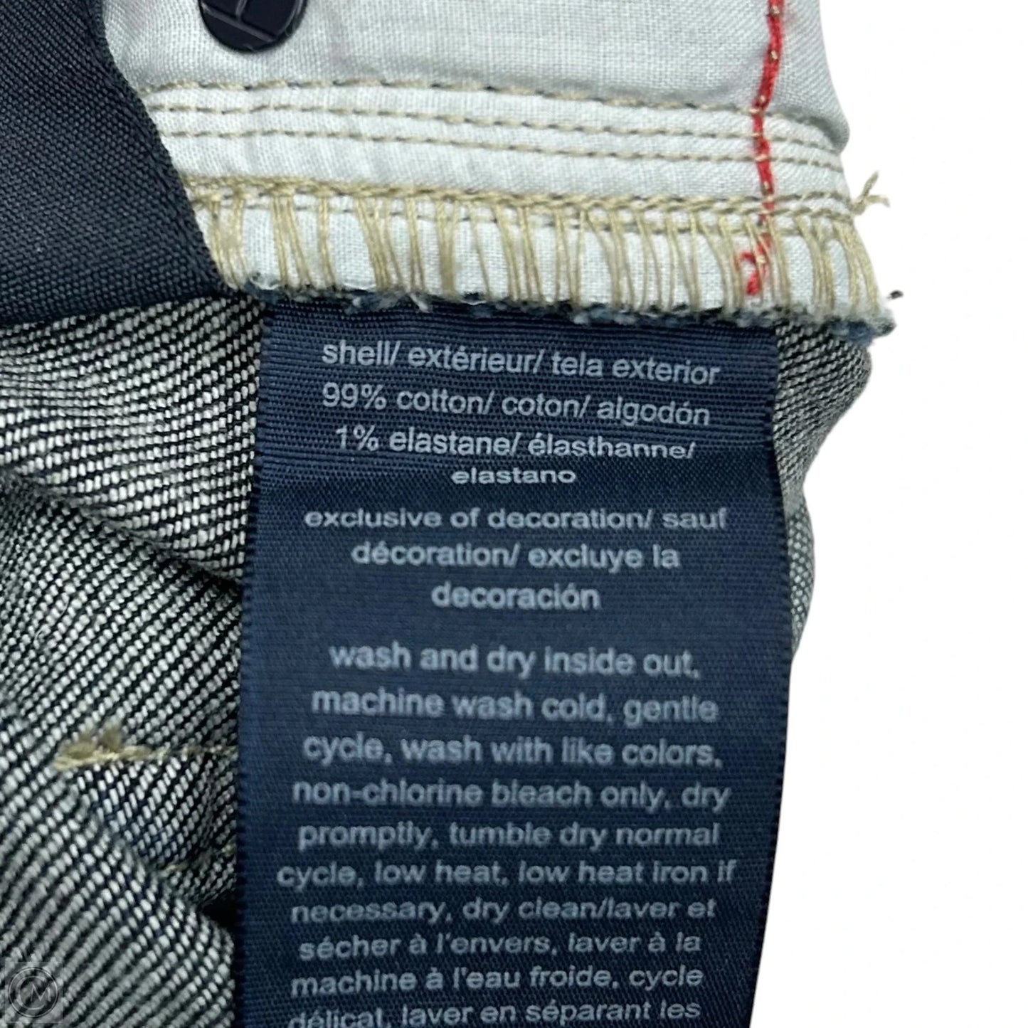 Jeans Straight By Tommy Hilfiger In Blue Denim, Size: 18