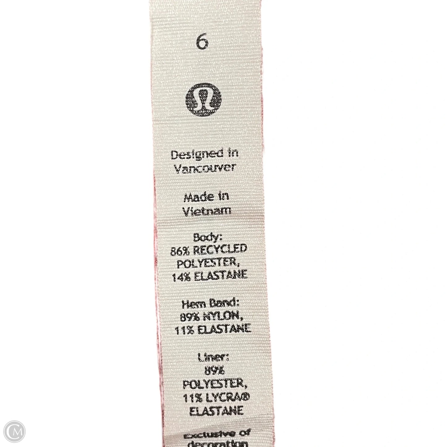 Athletic Shorts By Lululemon In Red, Size: S