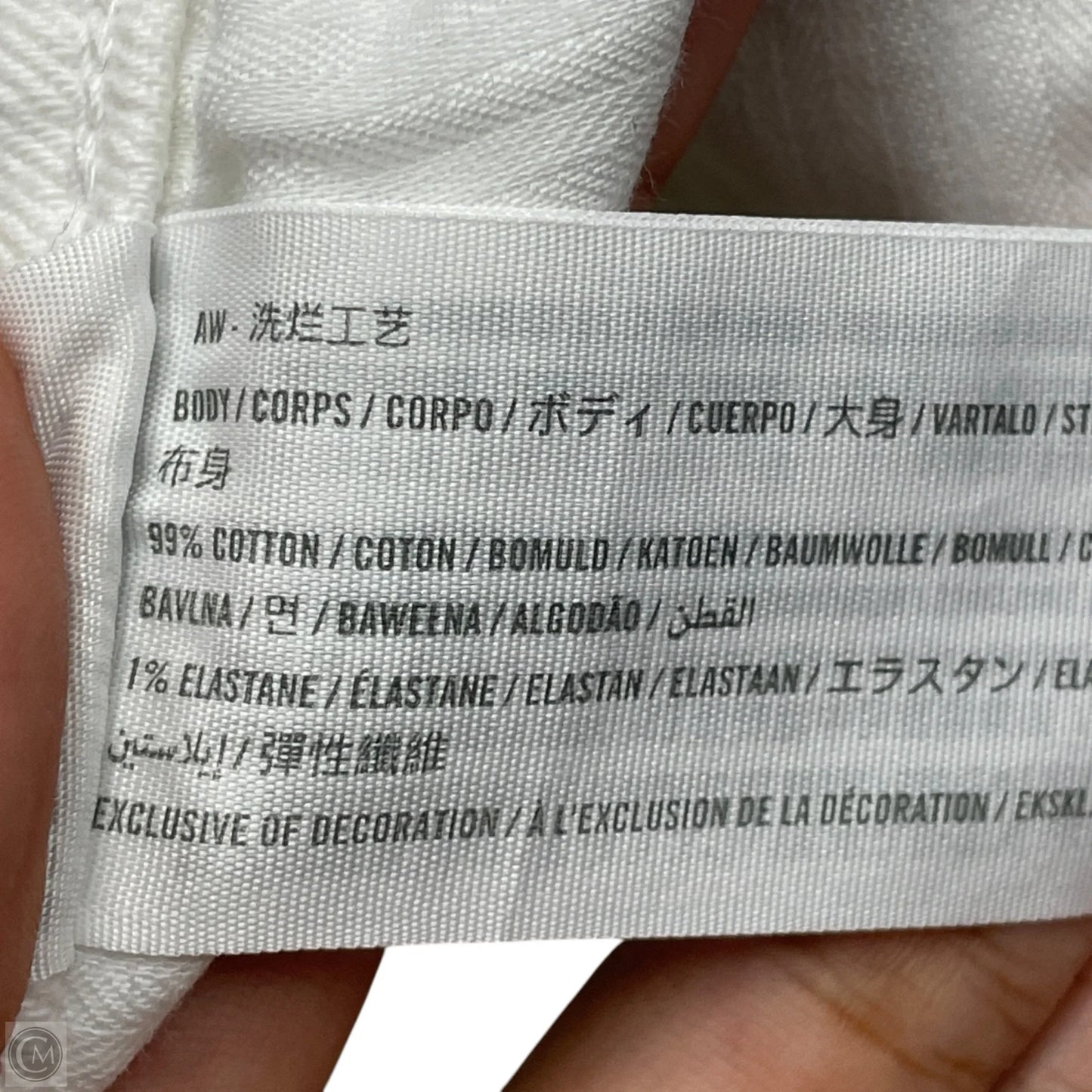 Shorts By Abercrombie And Fitch In White Denim, Size: 2