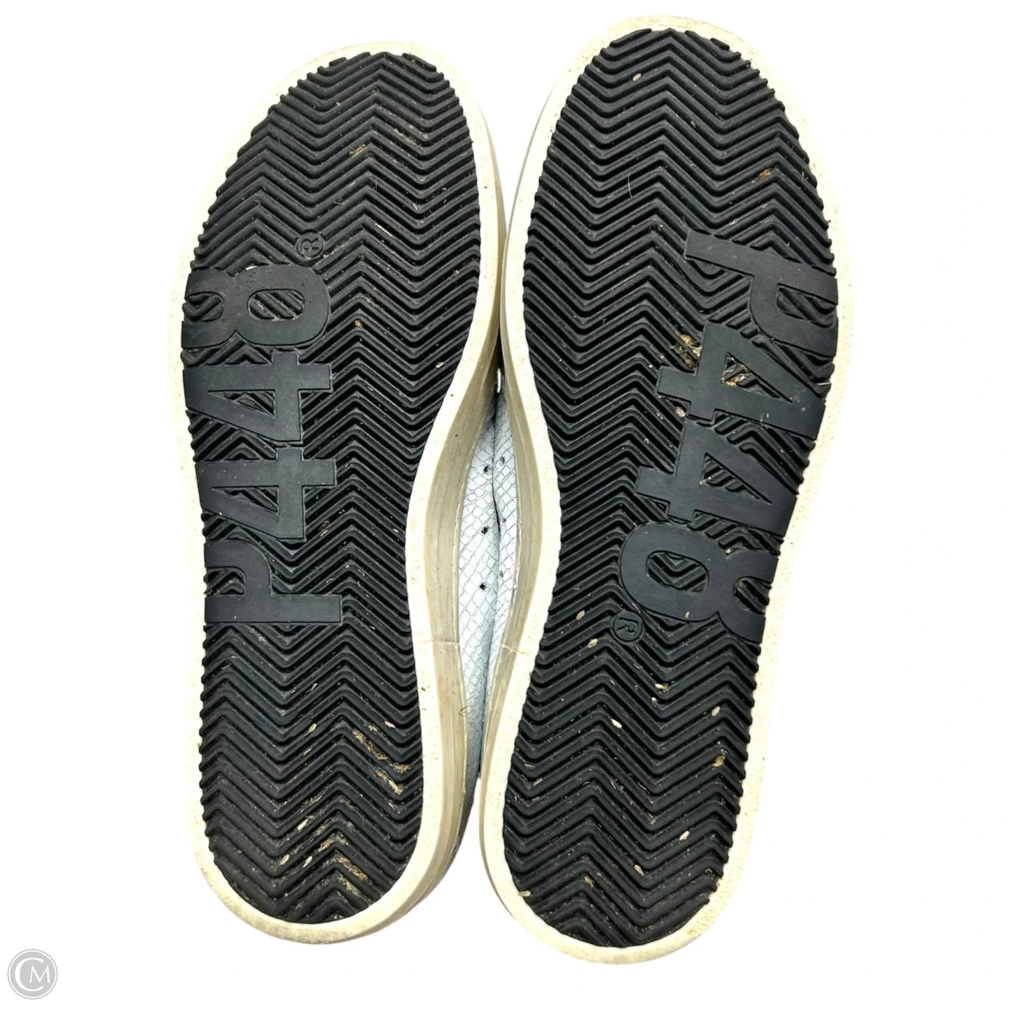 Shoes Sneakers By P448 In Grey & Tan, Size: 7.5