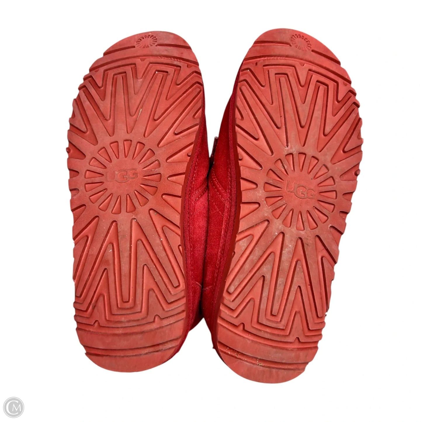 Boots Designer By Ugg In Red, Size: 11