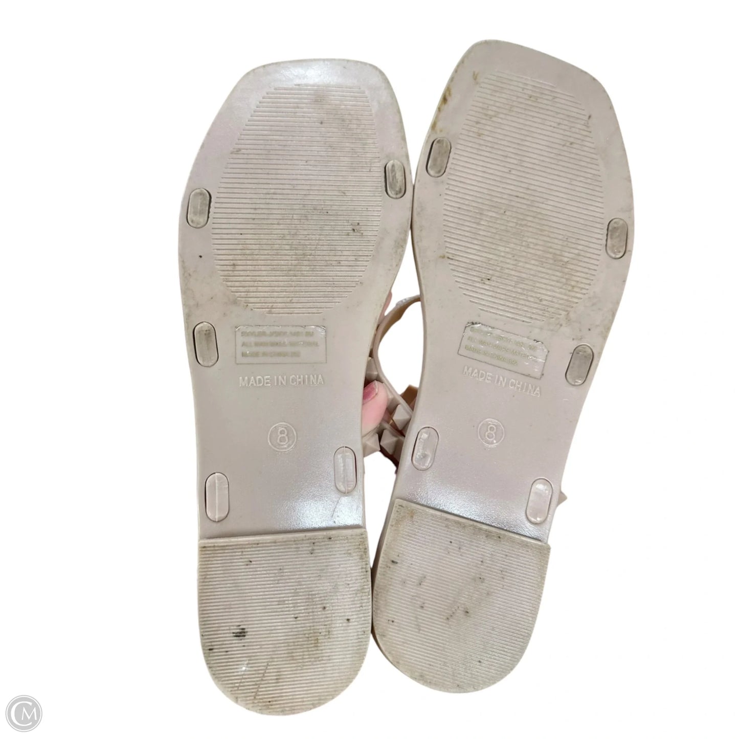 Sandals Flats By Steve Madden In Beige, Size: 8