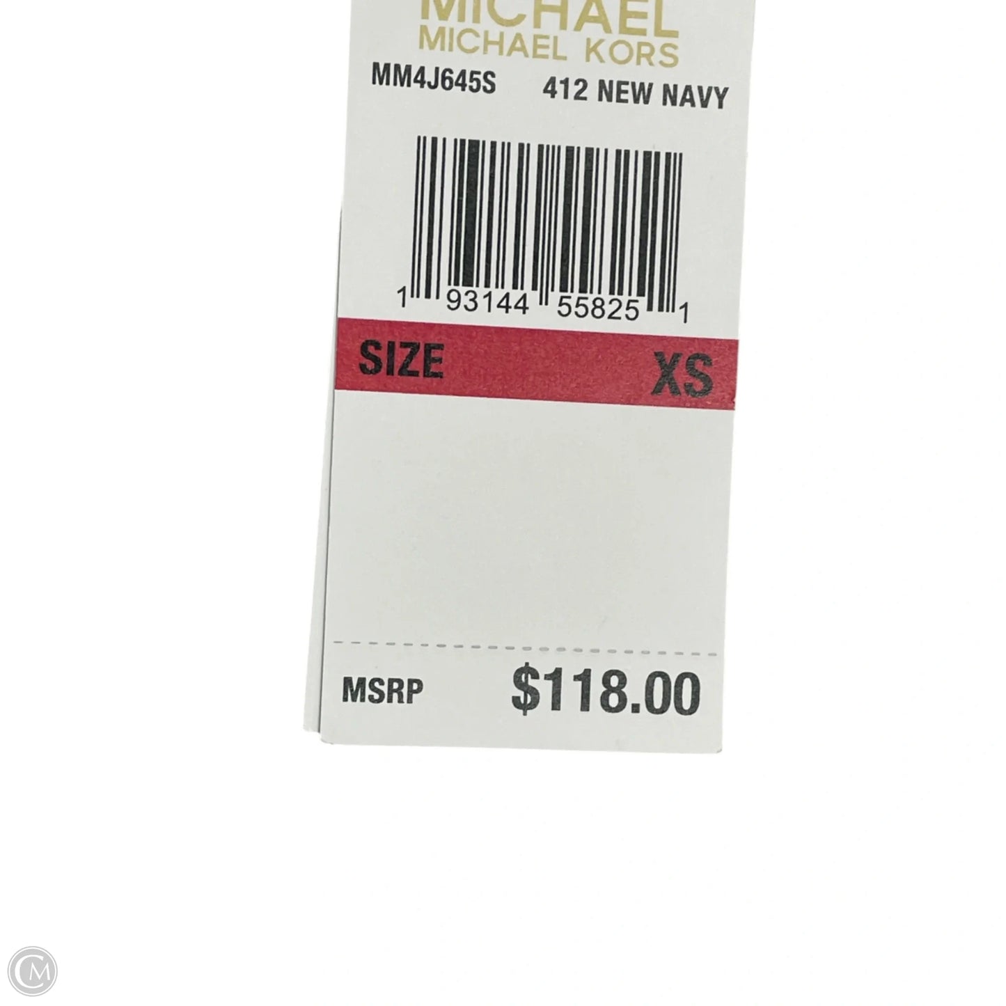 Swimsuit 2pc By Michael By Michael Kors In Blue, Size: Xs