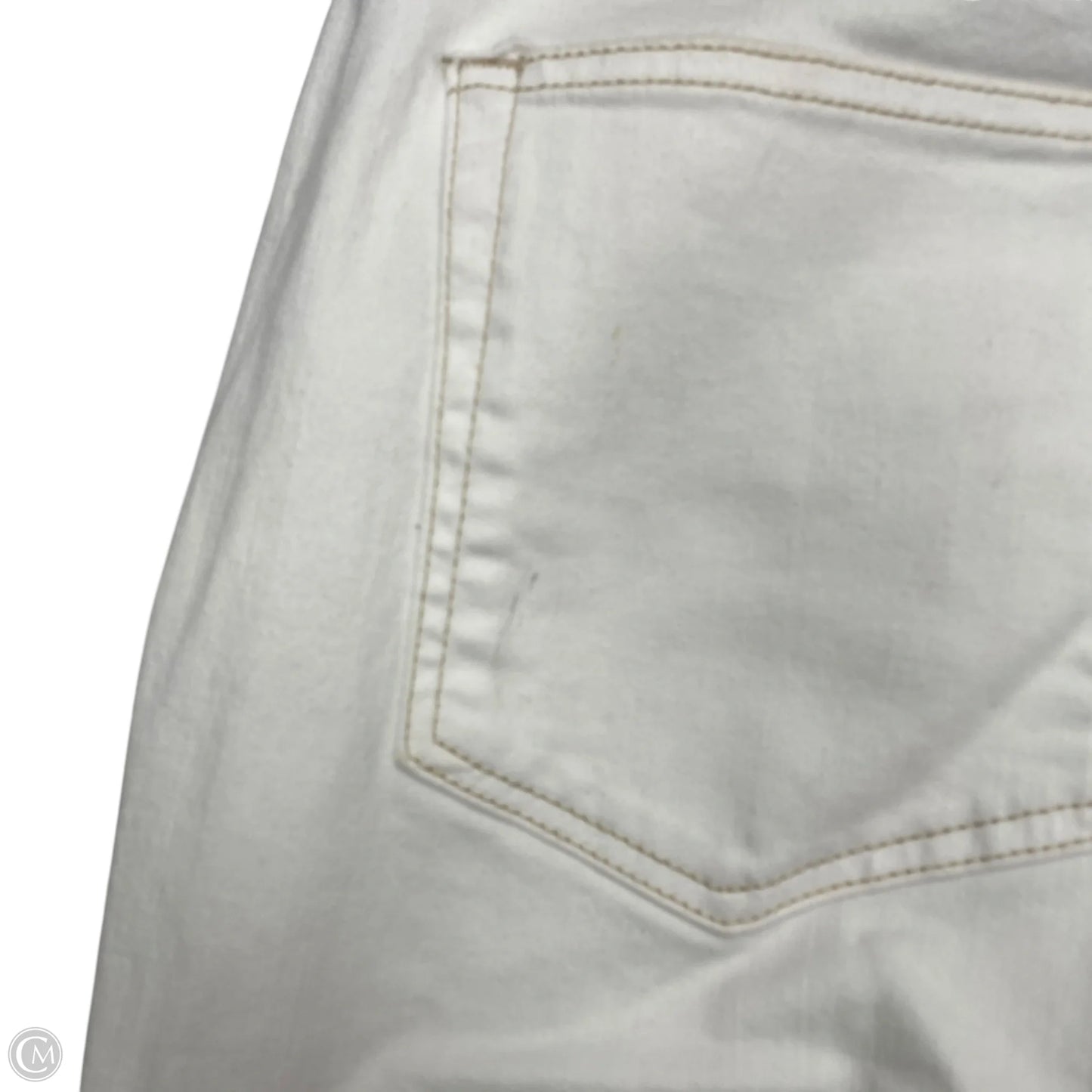 Jeans Boot Cut By Loft In White Denim, Size: 14