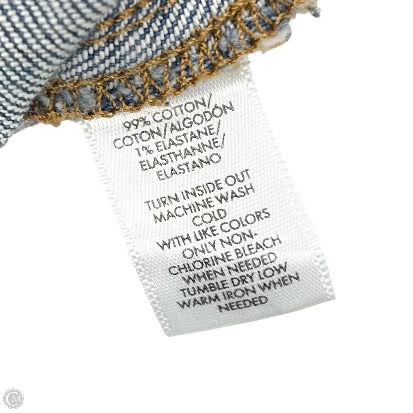 Jeans Flared By Loft In Blue Denim, Size: 14