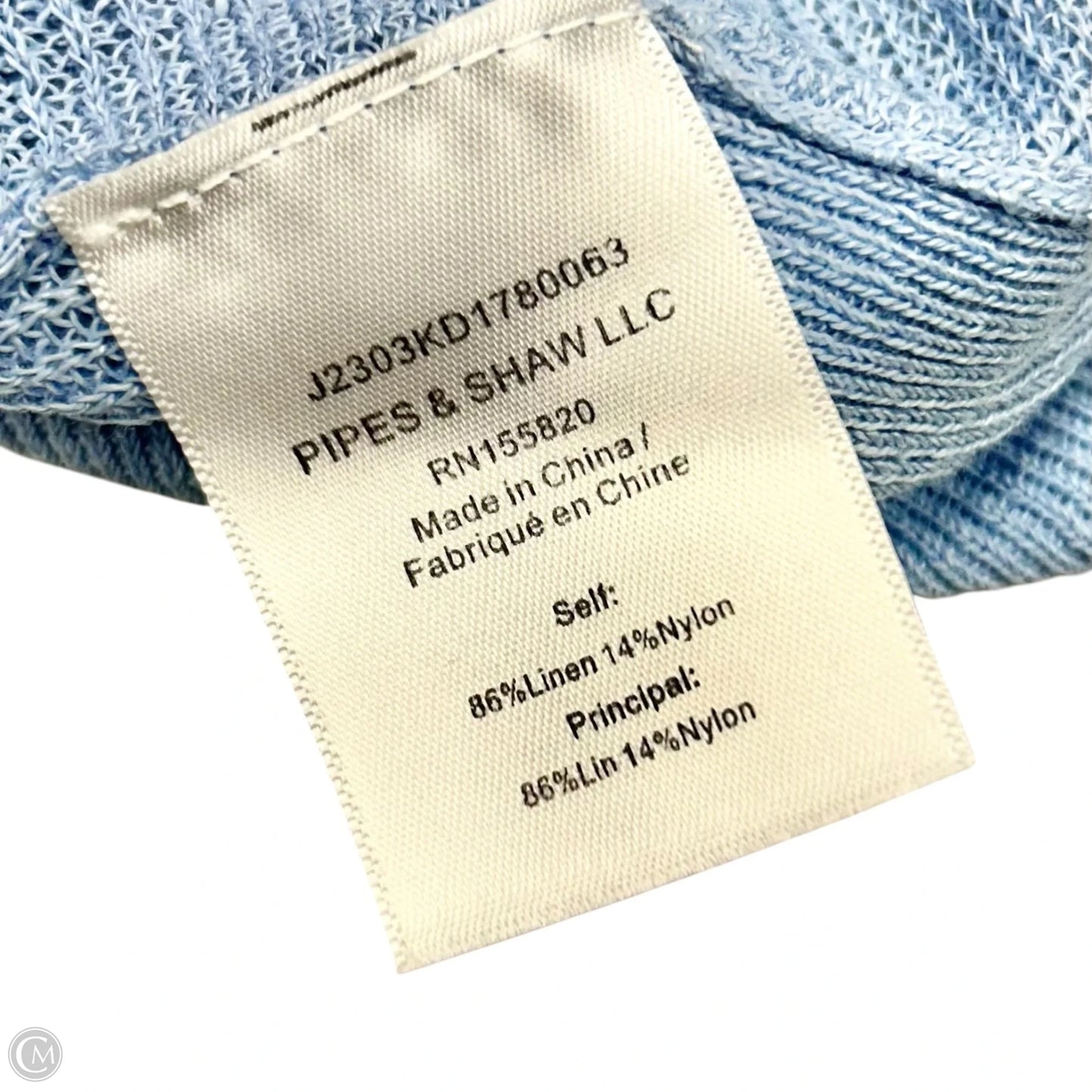 Top Sleeveless By Veronica Beard In Blue, Size: S