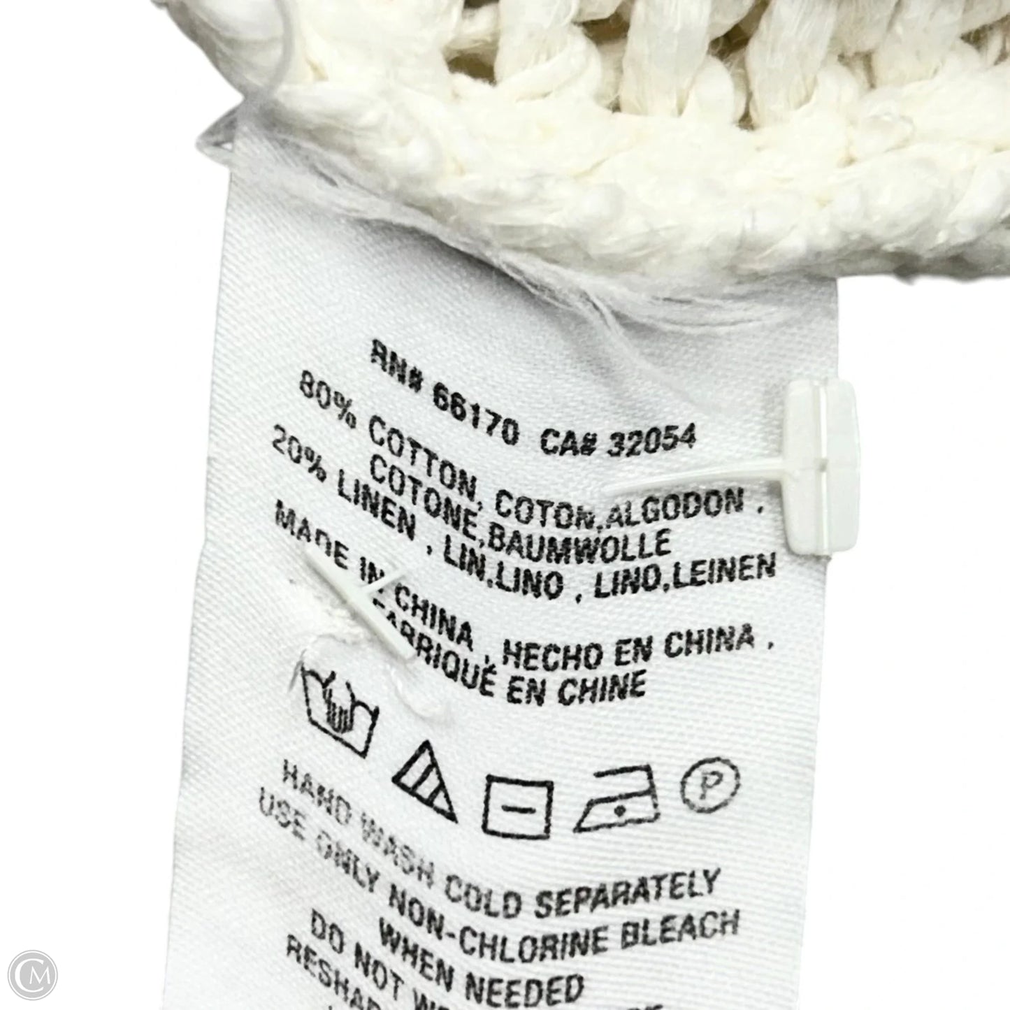 Sweater Short Sleeve By Moth In White, Size: Xs