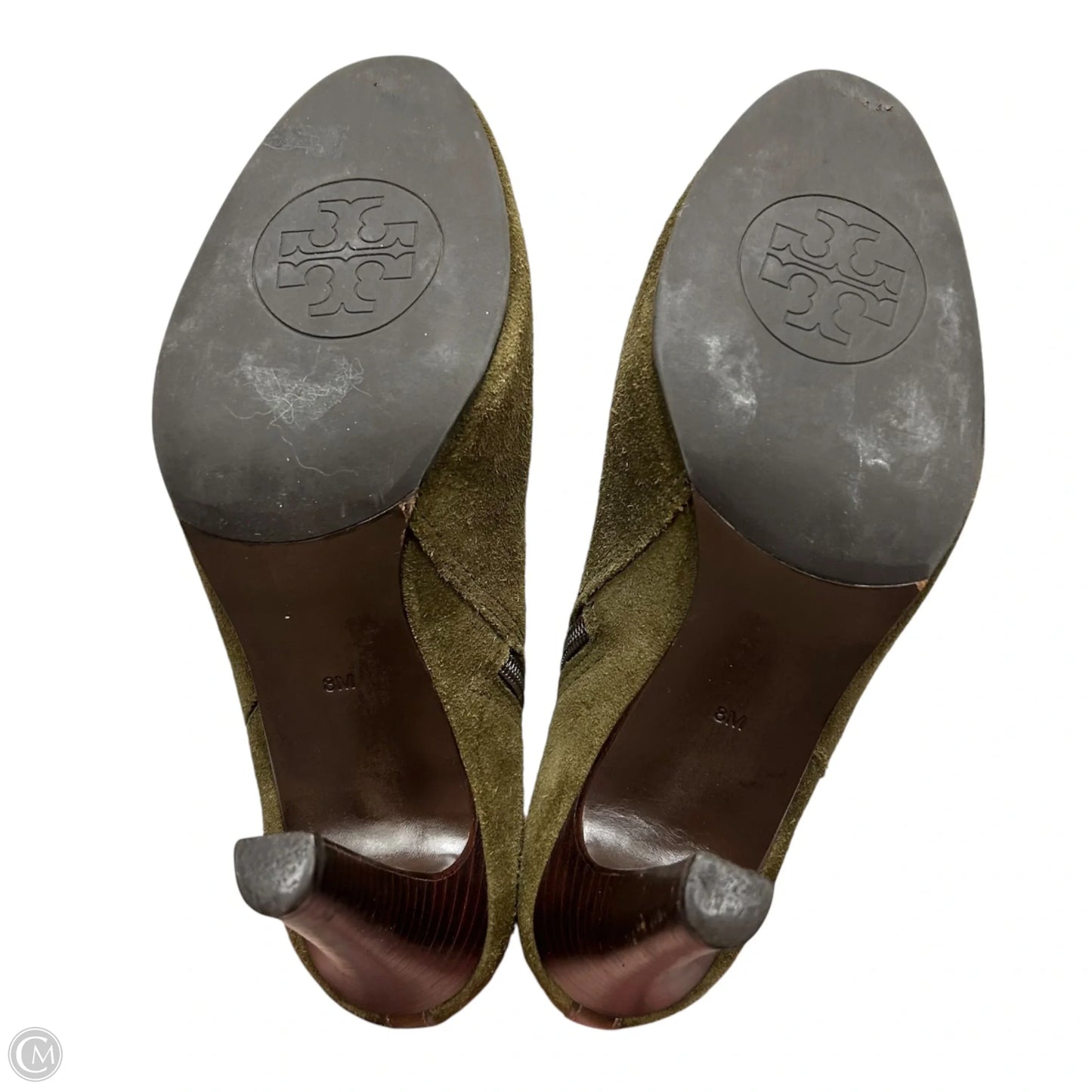 Boots Designer By Tory Burch In Green, Size: 8