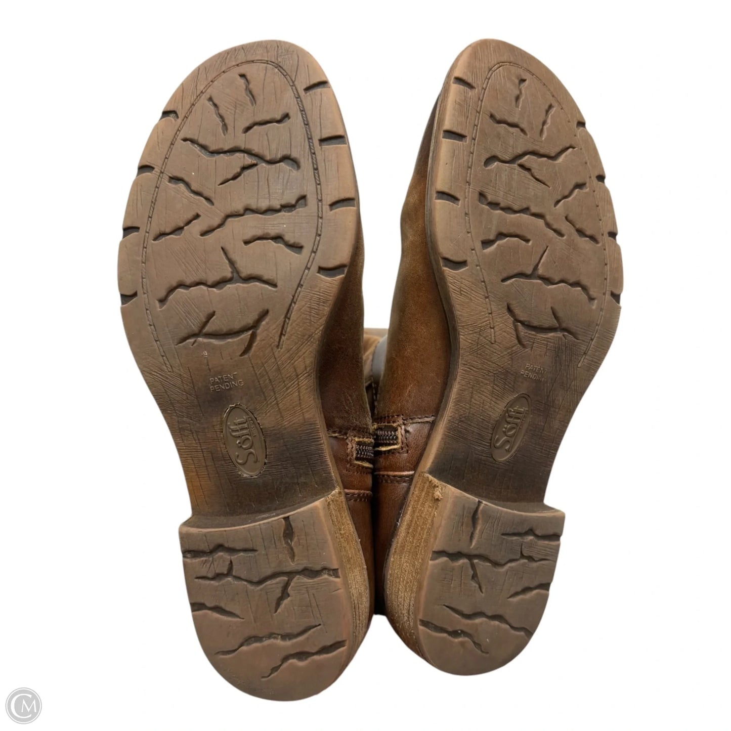 Boots Knee Flats By Sofft In Brown, Size: 7