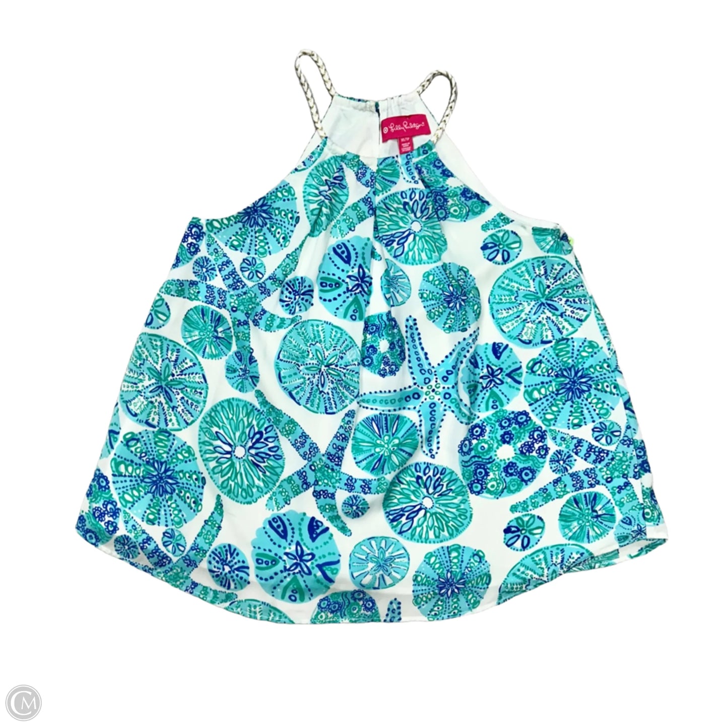 Top Sleeveless By Target x Lilly Pulitzer In Blue & White, Size: Xs