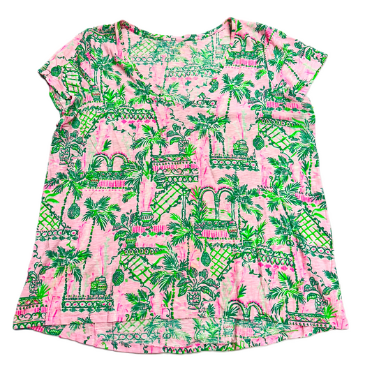 Top Short Sleeve Designer By Lilly Pulitzer  Size: Xl