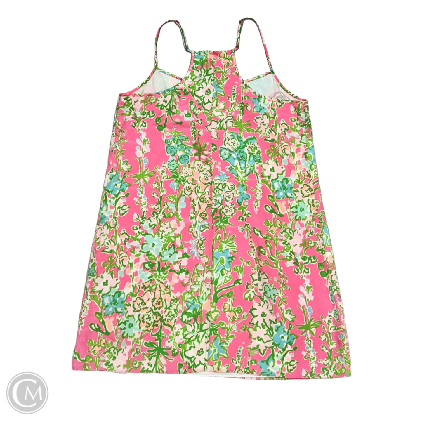 Dress Designer By Lilly Pulitzer In Green & Pink, Size: M