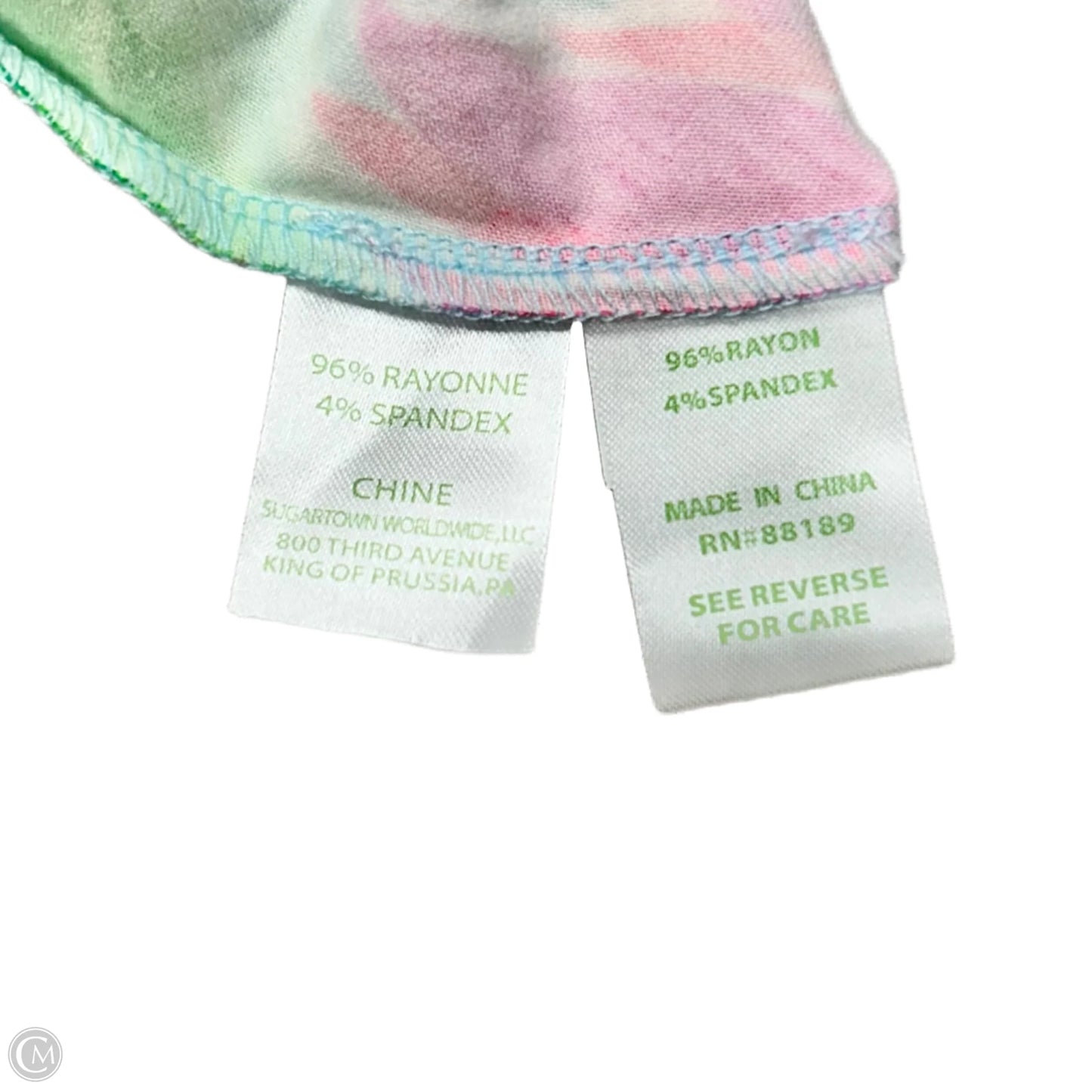 Dress Designer By Lilly Pulitzer In Green & Pink, Size: Xs