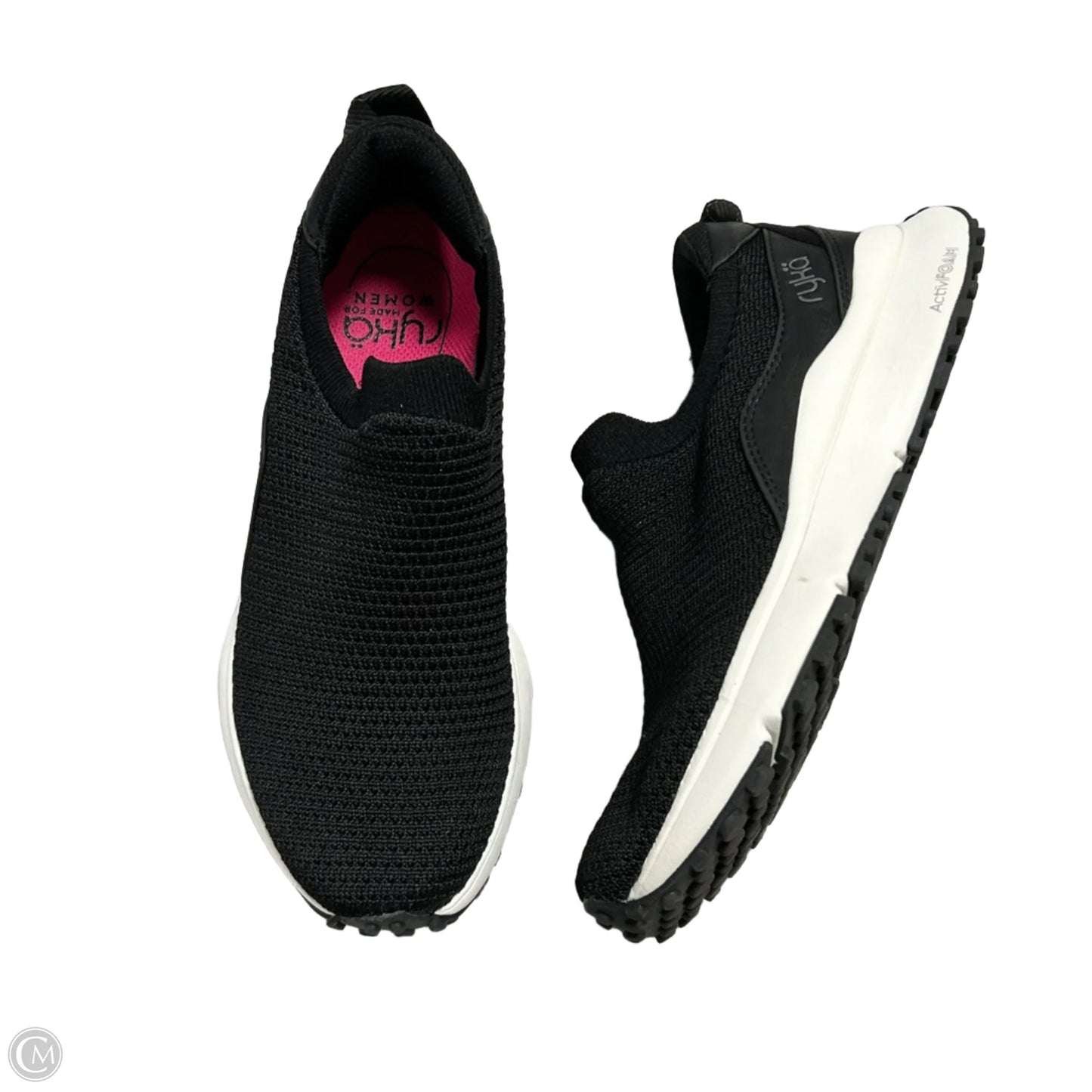 Shoes Athletic By Ryka In Black & White, Size: 7.5