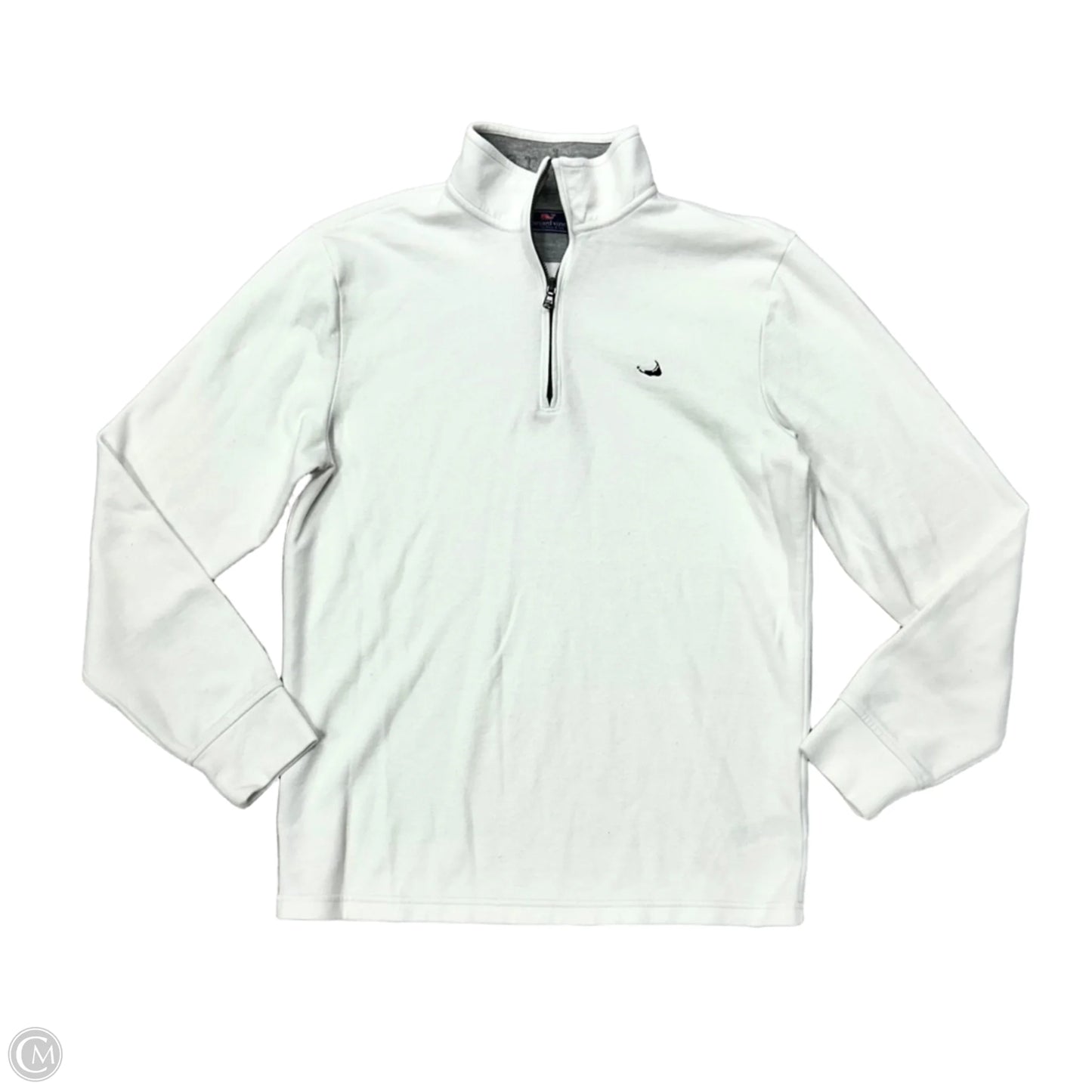 Sweatshirt Collar By Vineyard Vines In White, Size: S