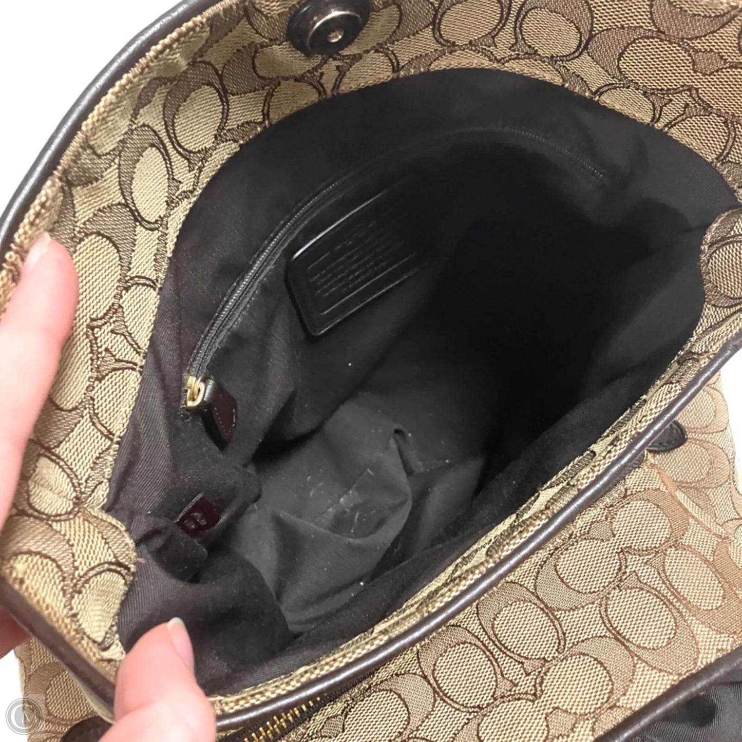 Handbag Designer By Coach, Size: Large