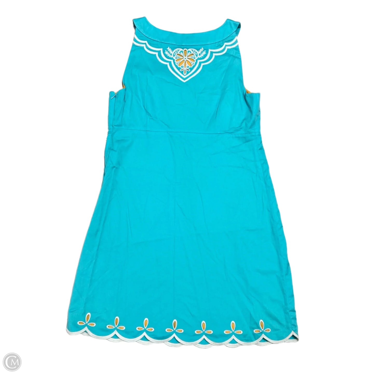 Dress Designer By Lilly Pulitzer In Aqua, Size: Xl