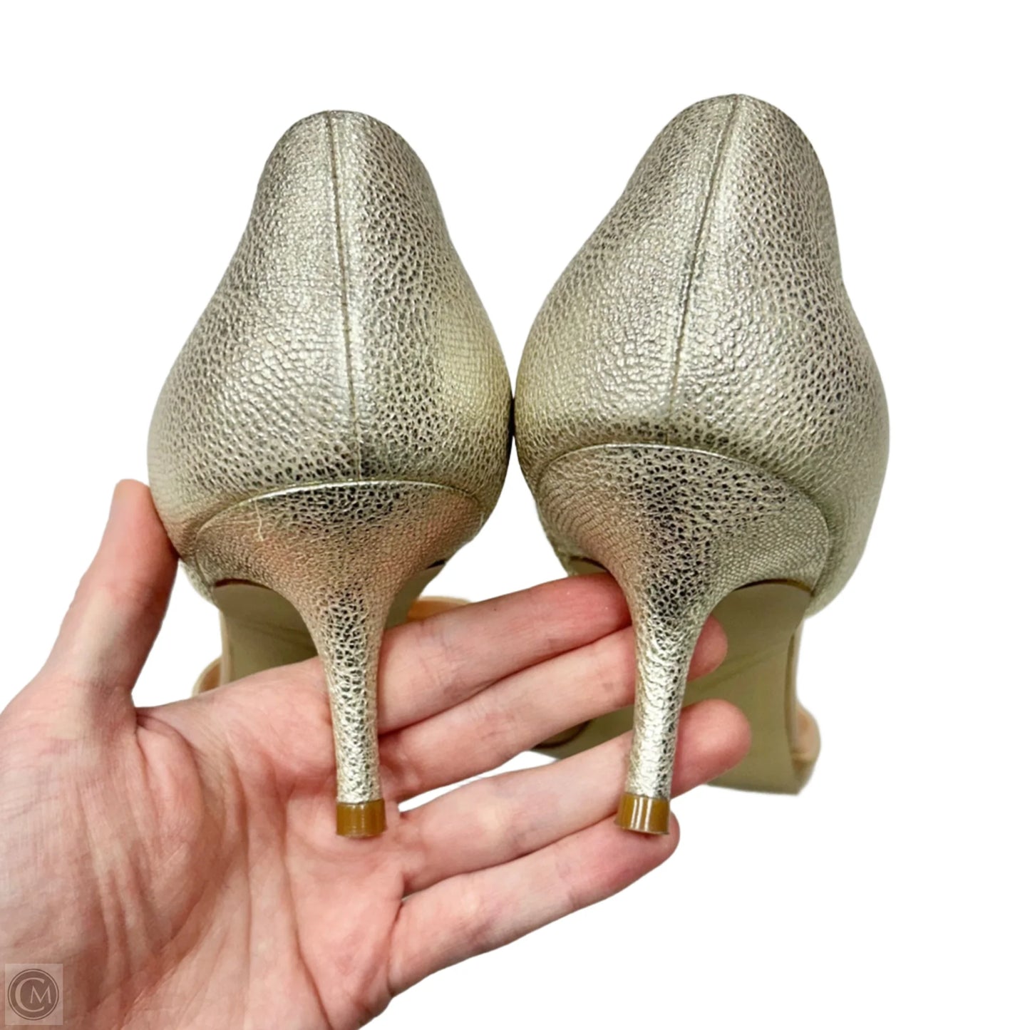 Shoes Heels Kitten By Enzo Angiolini In Gold, Size: 11