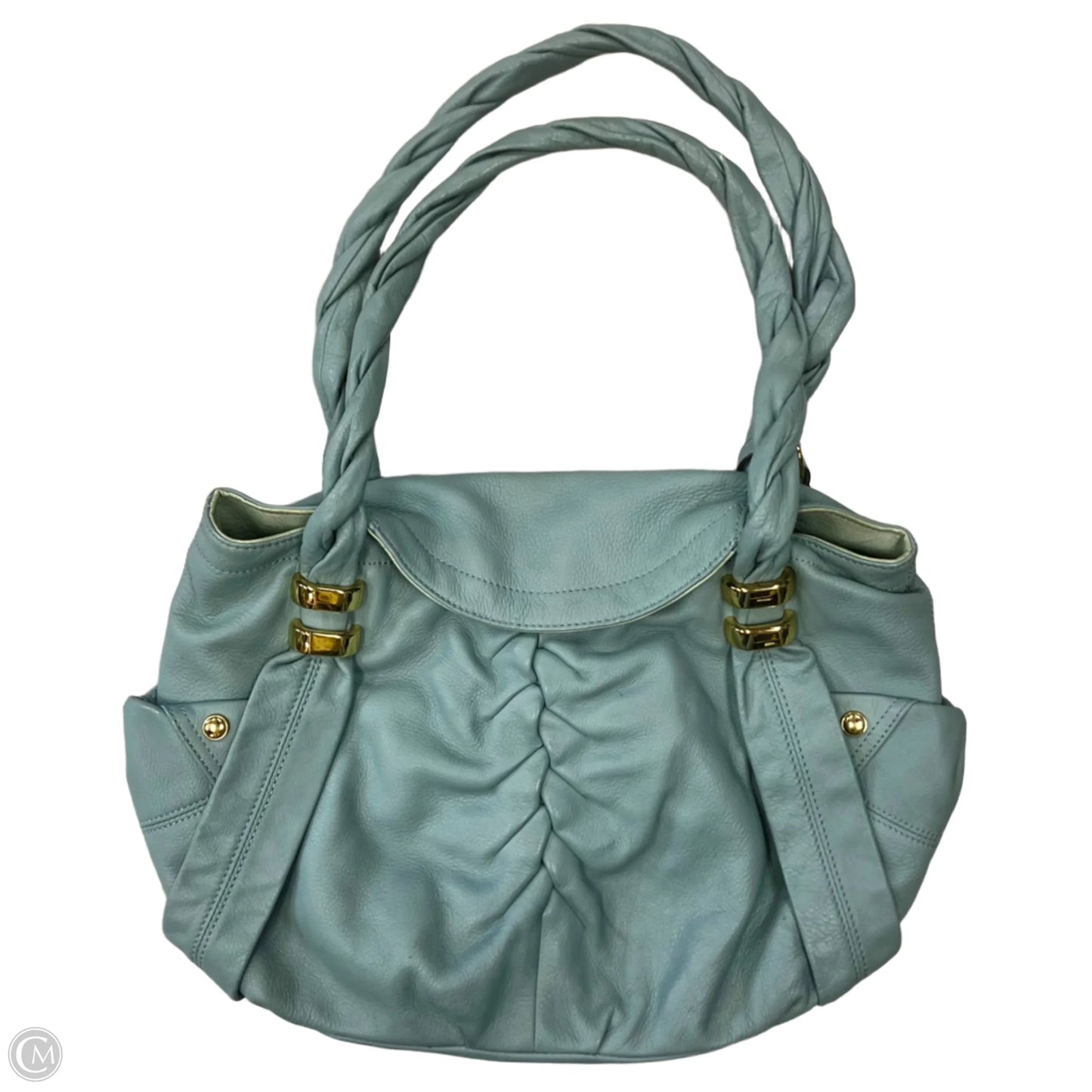 Handbag Leather By B. Makowsky, Size: Medium