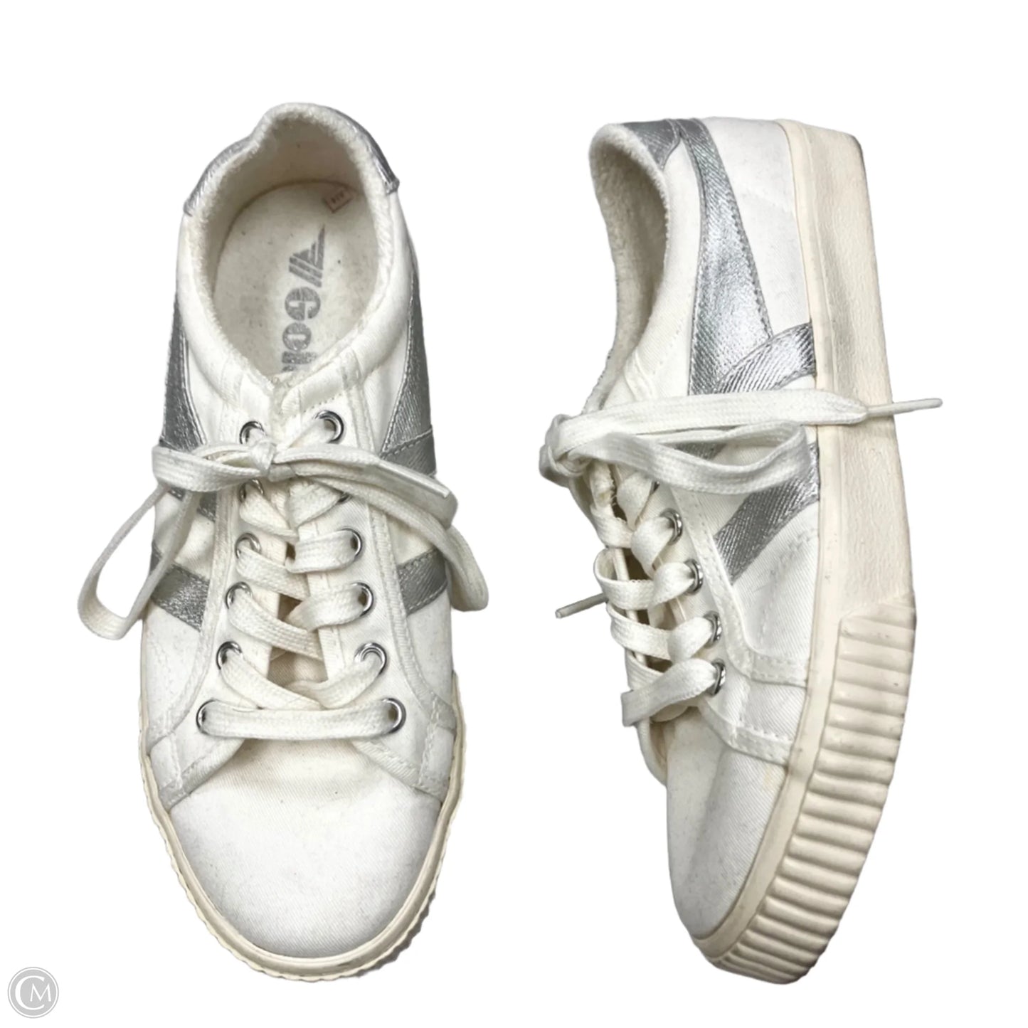 Shoes Athletic By Gola In Cream, Size: 7