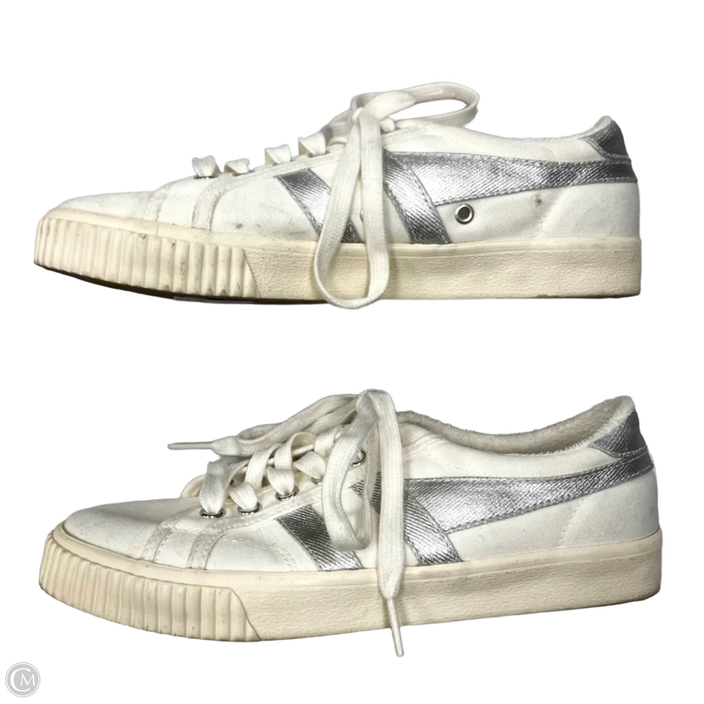 Shoes Athletic By Gola In Cream, Size: 7