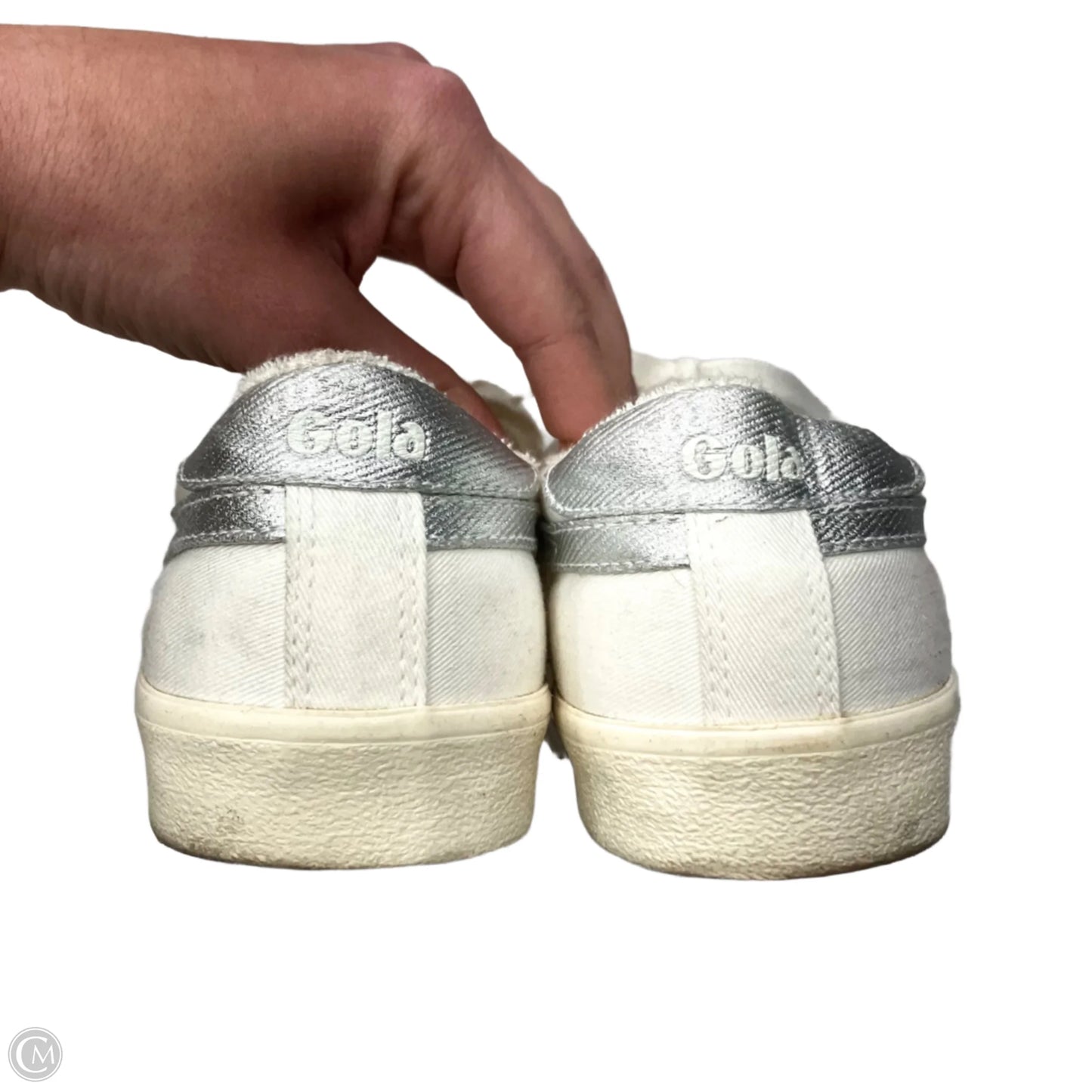 Shoes Athletic By Gola In Cream, Size: 7