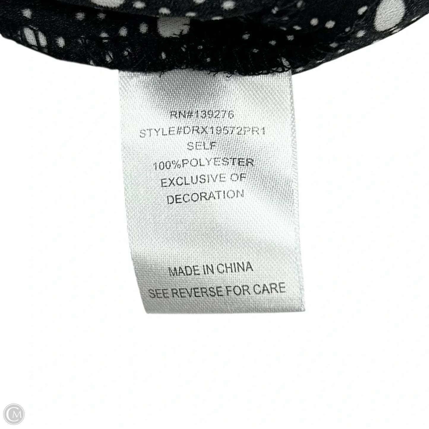 Top Short Sleeve By Dr2 In Polkadot Pattern, Size: 3x