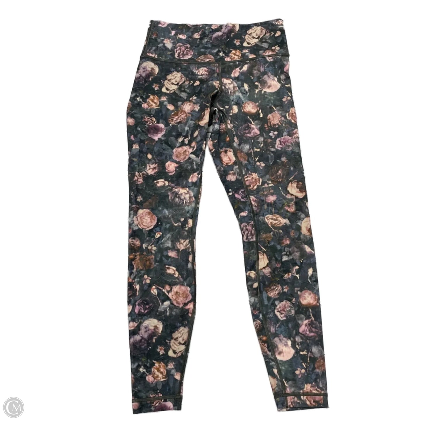 Athletic Leggings By Lululemon In Multi-colored, Size: M