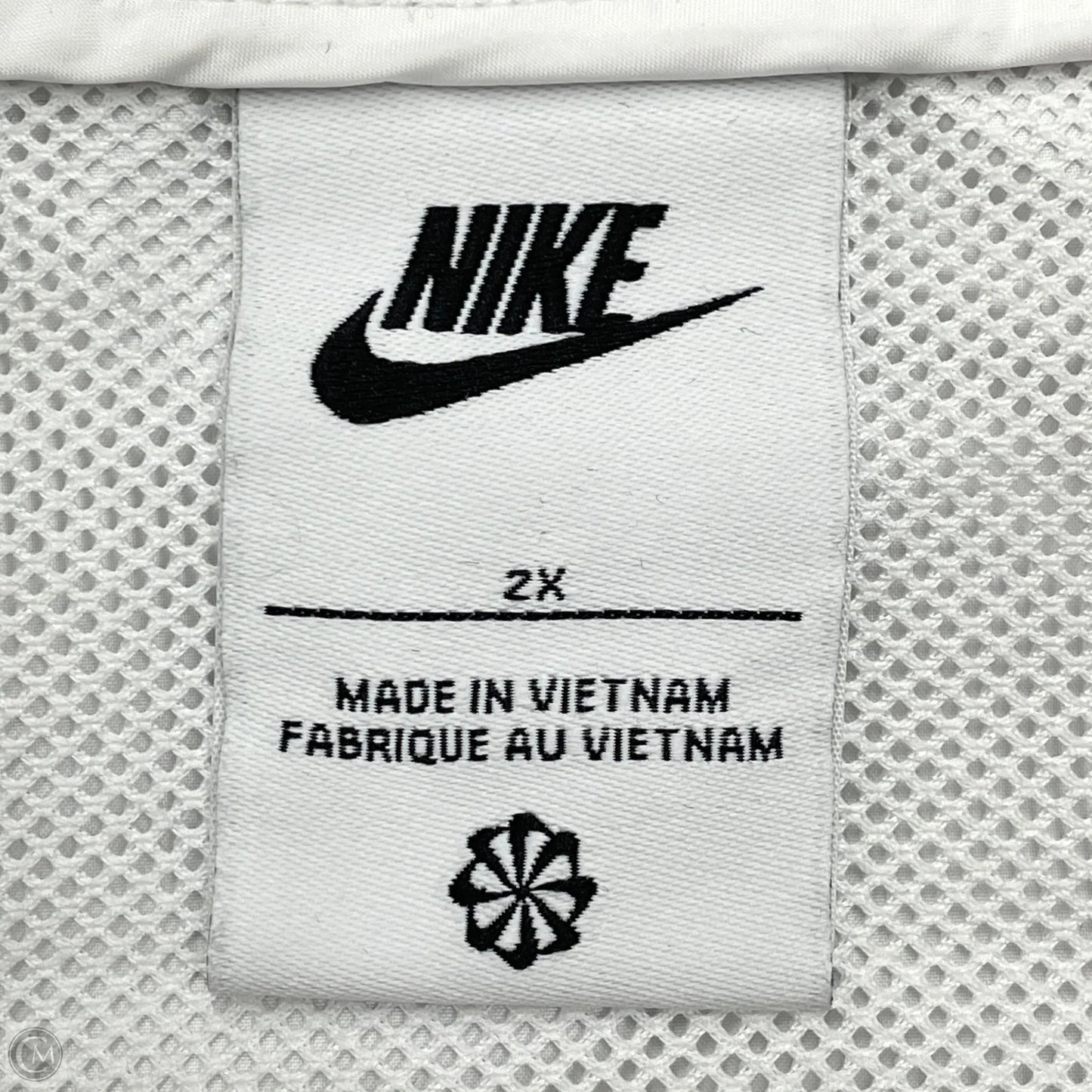 Athletic Jacket By Nike Apparel In White, Size: 2x