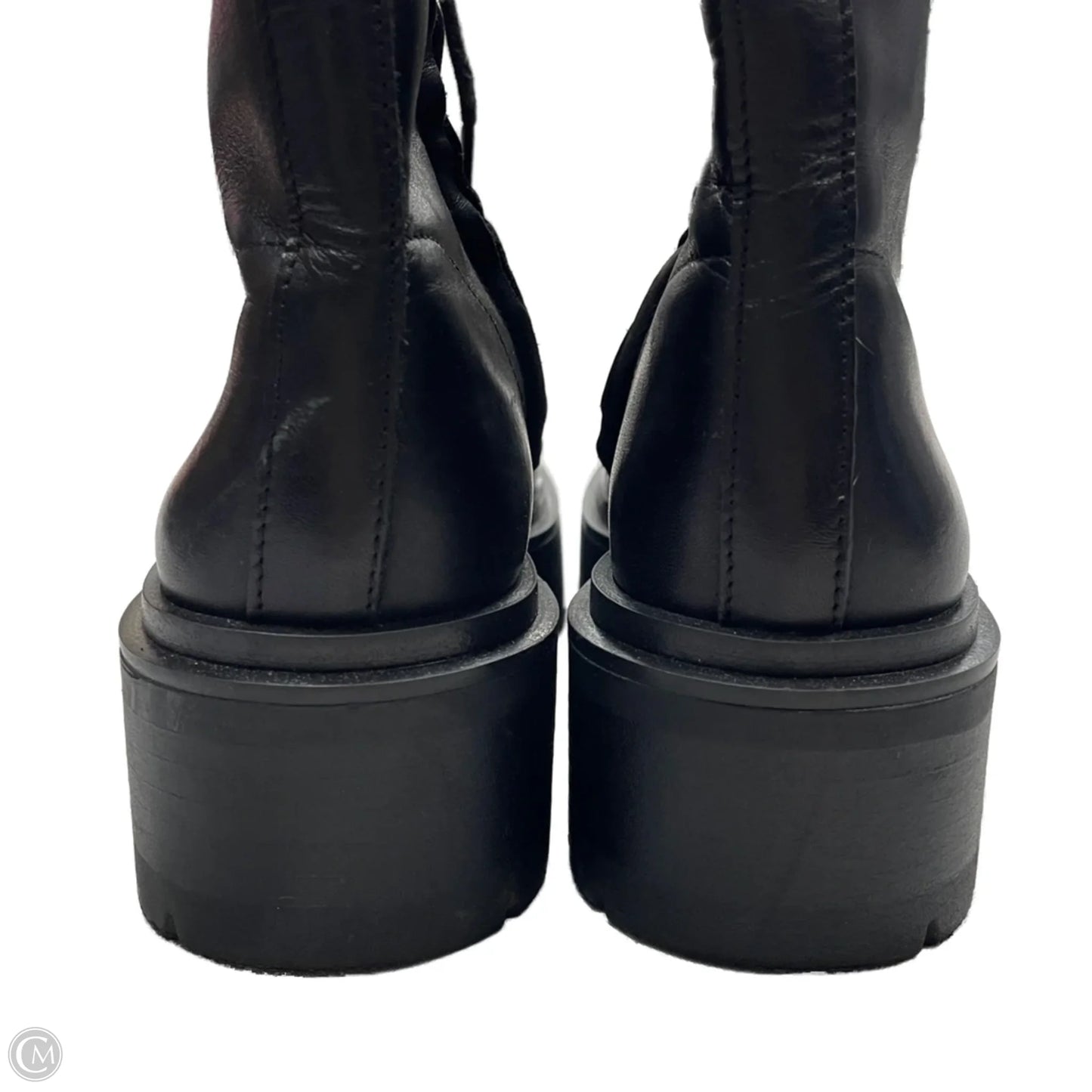 Boots Combat By Sam Edelman In Black & Gold, Size: 5.5