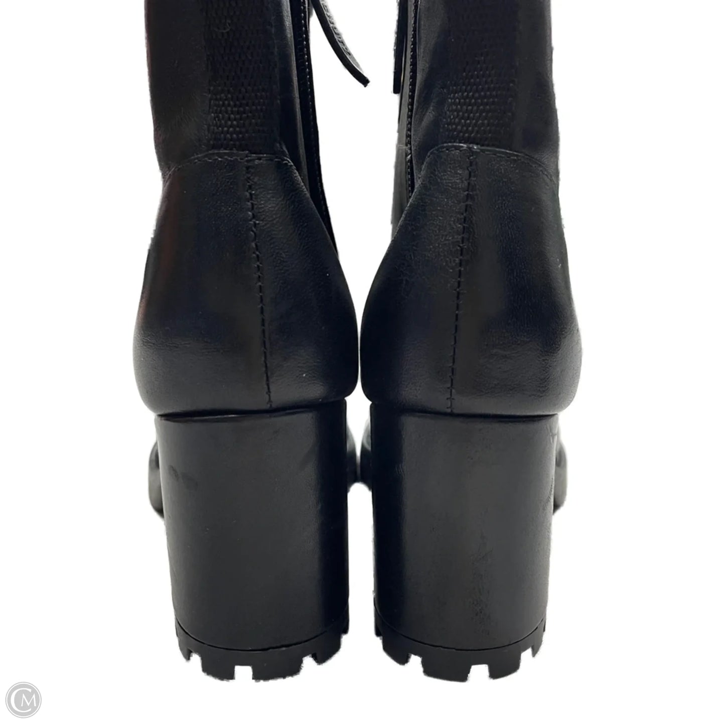 Boots Combat By Schultz In Black & Silver, Size: 5.5