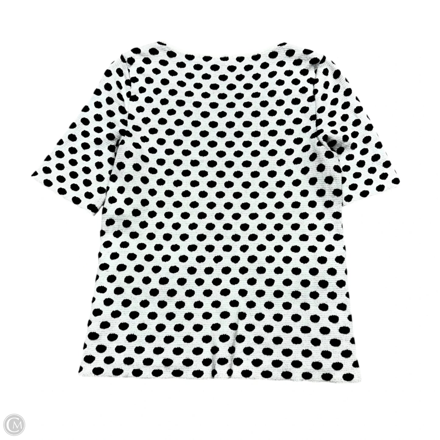 Sweater Short Sleeve By Moth In Black & White, Size: Xxs