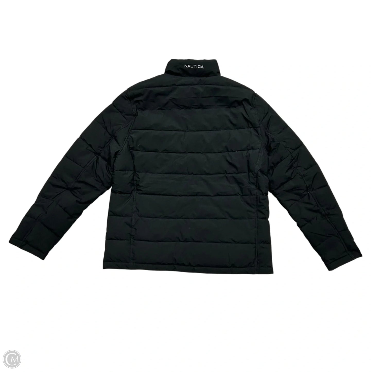 Coat Puffer & Quilted By Nautica In Black, Size: L