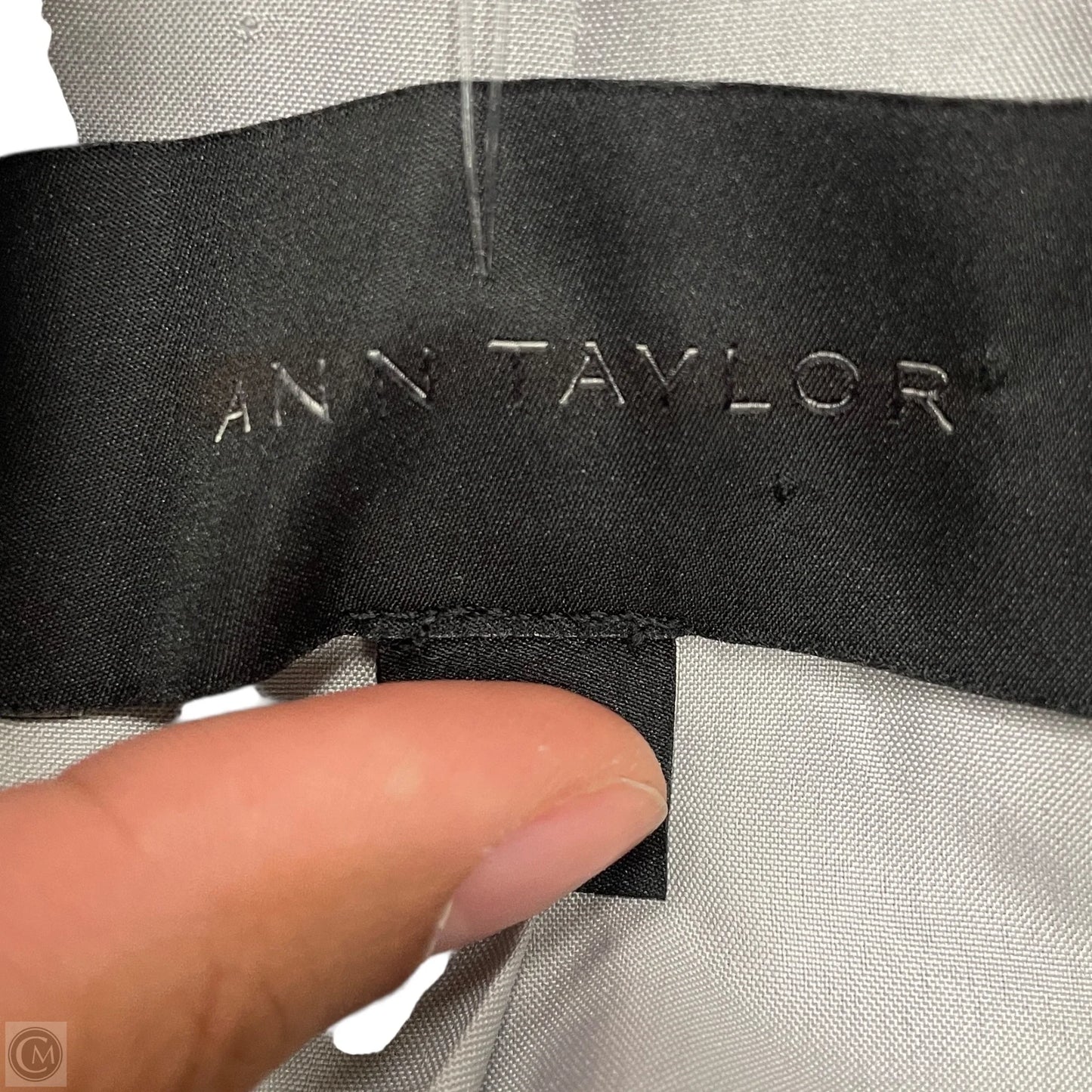 Coat Peacoat By Ann Taylor In Plaid Pattern, Size: S