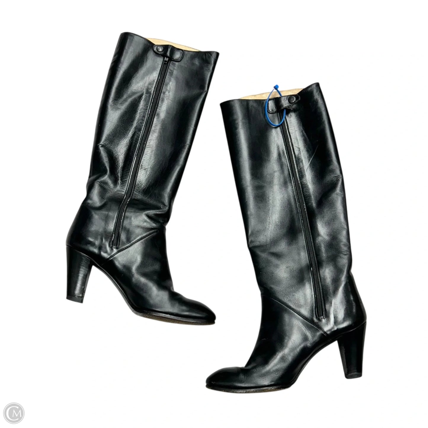 Boots Luxury Designer By Gucci In Black, Size: 7.5