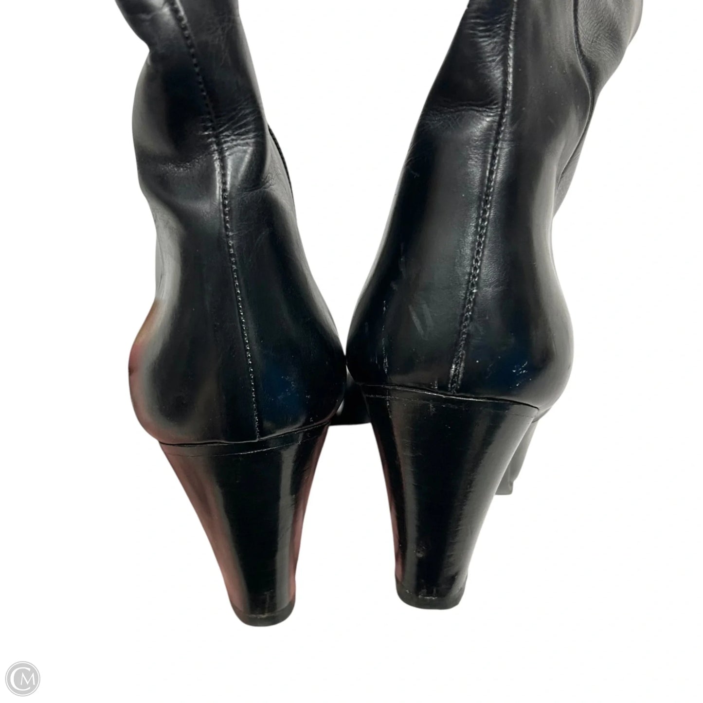 Boots Luxury Designer By Gucci In Black, Size: 7.5