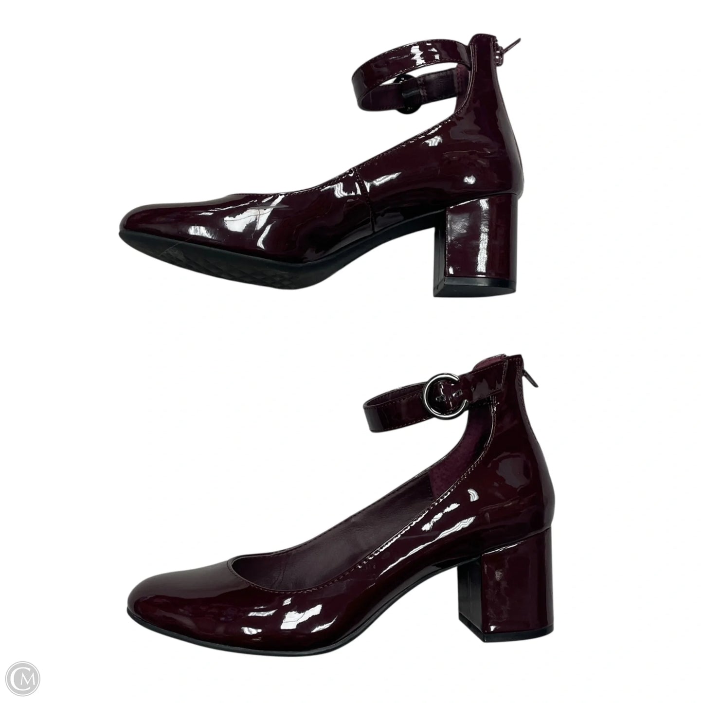 Shoes Heels Block By Alfani In Maroon, Size: 8