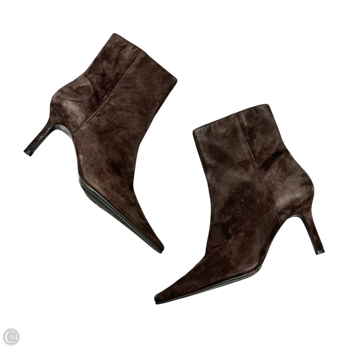 Boots Ankle Heels By Ralph Lauren In Brown, Size: 10