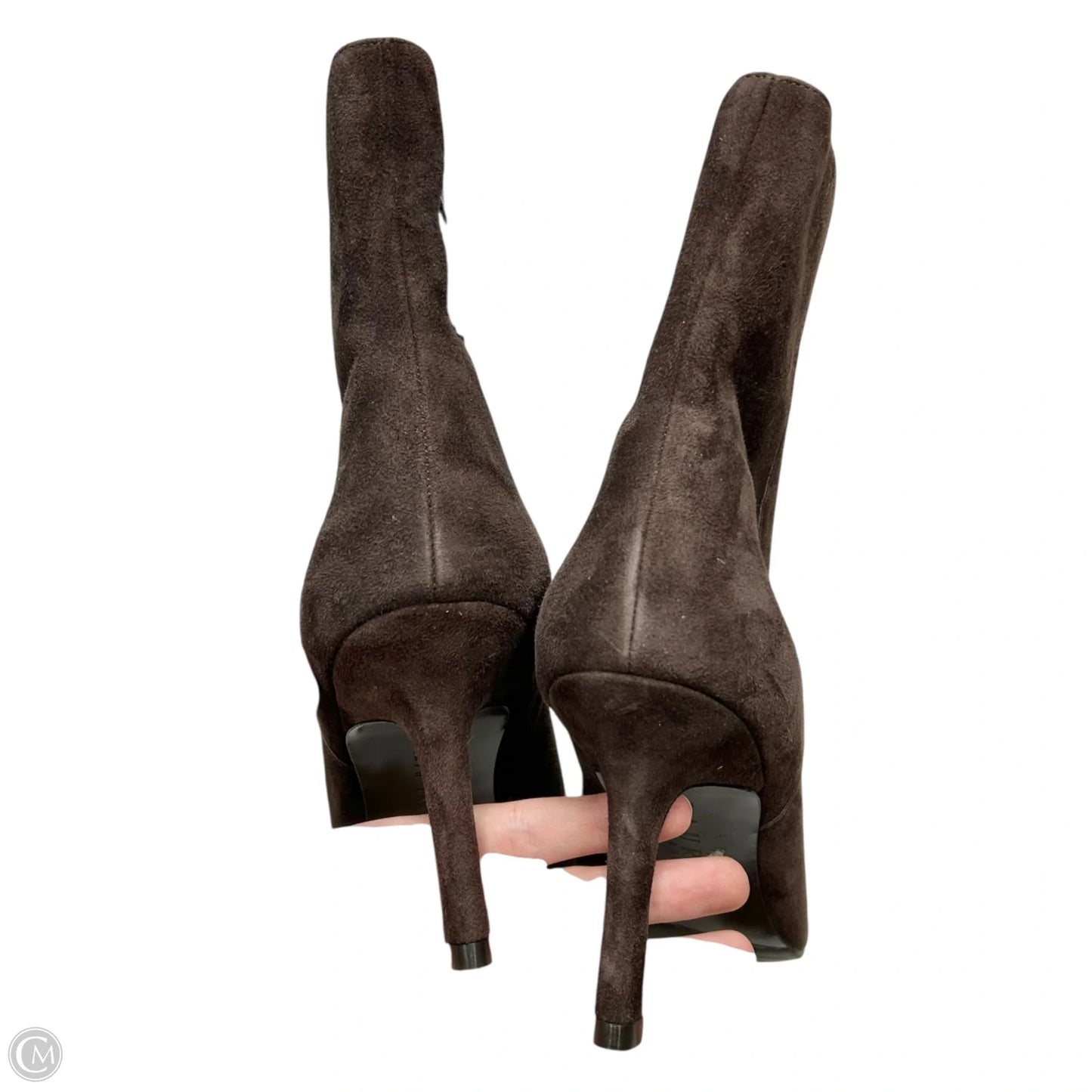 Boots Ankle Heels By Ralph Lauren In Brown, Size: 10