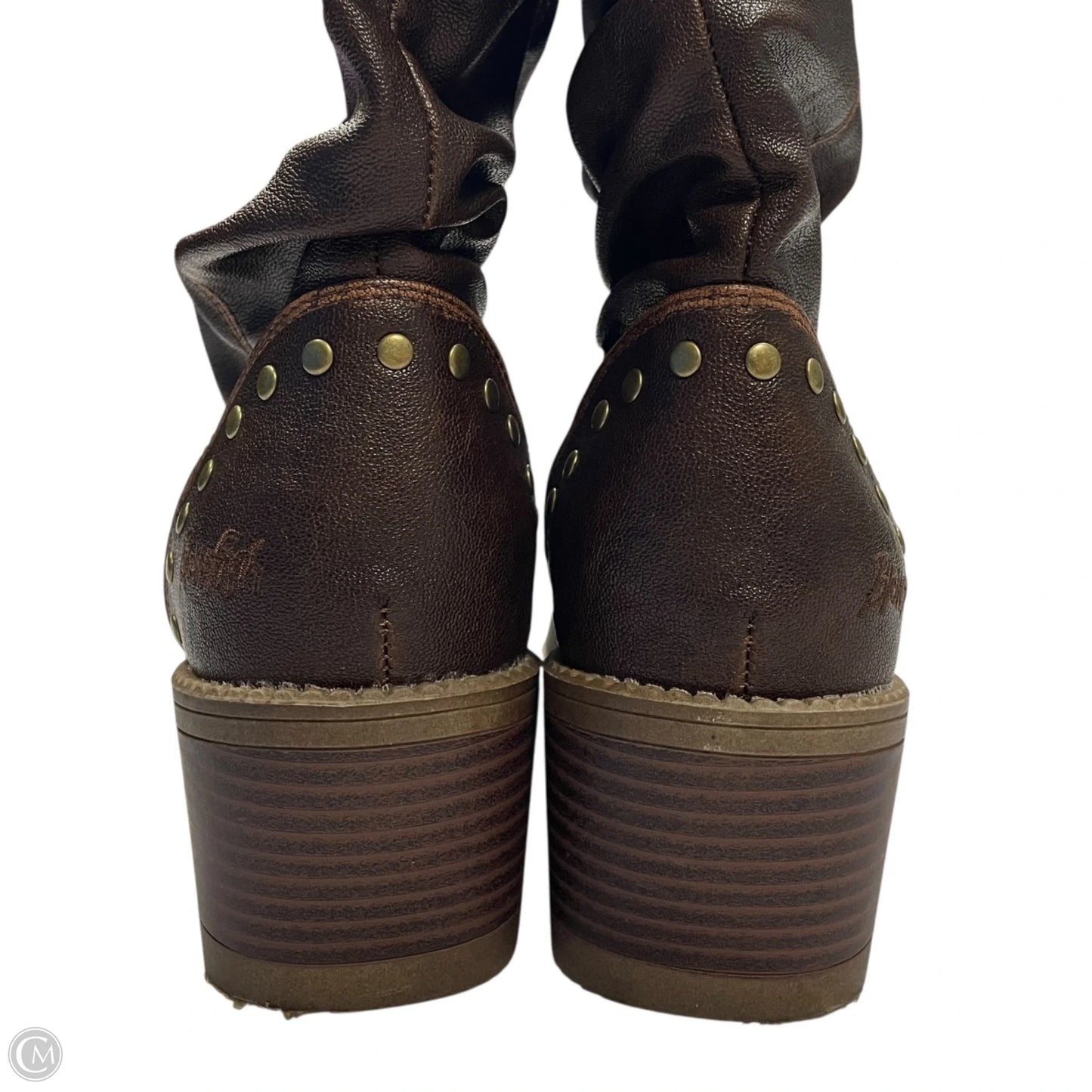 Boots Ankle Heels By Blowfish In Brown, Size: 9