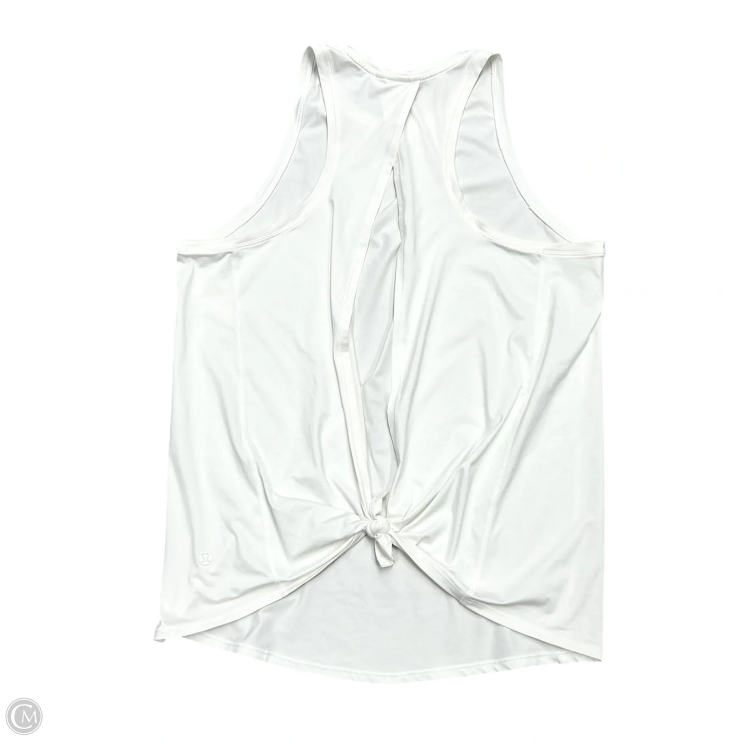 Athletic Tank Top By Lululemon In White, Size: M